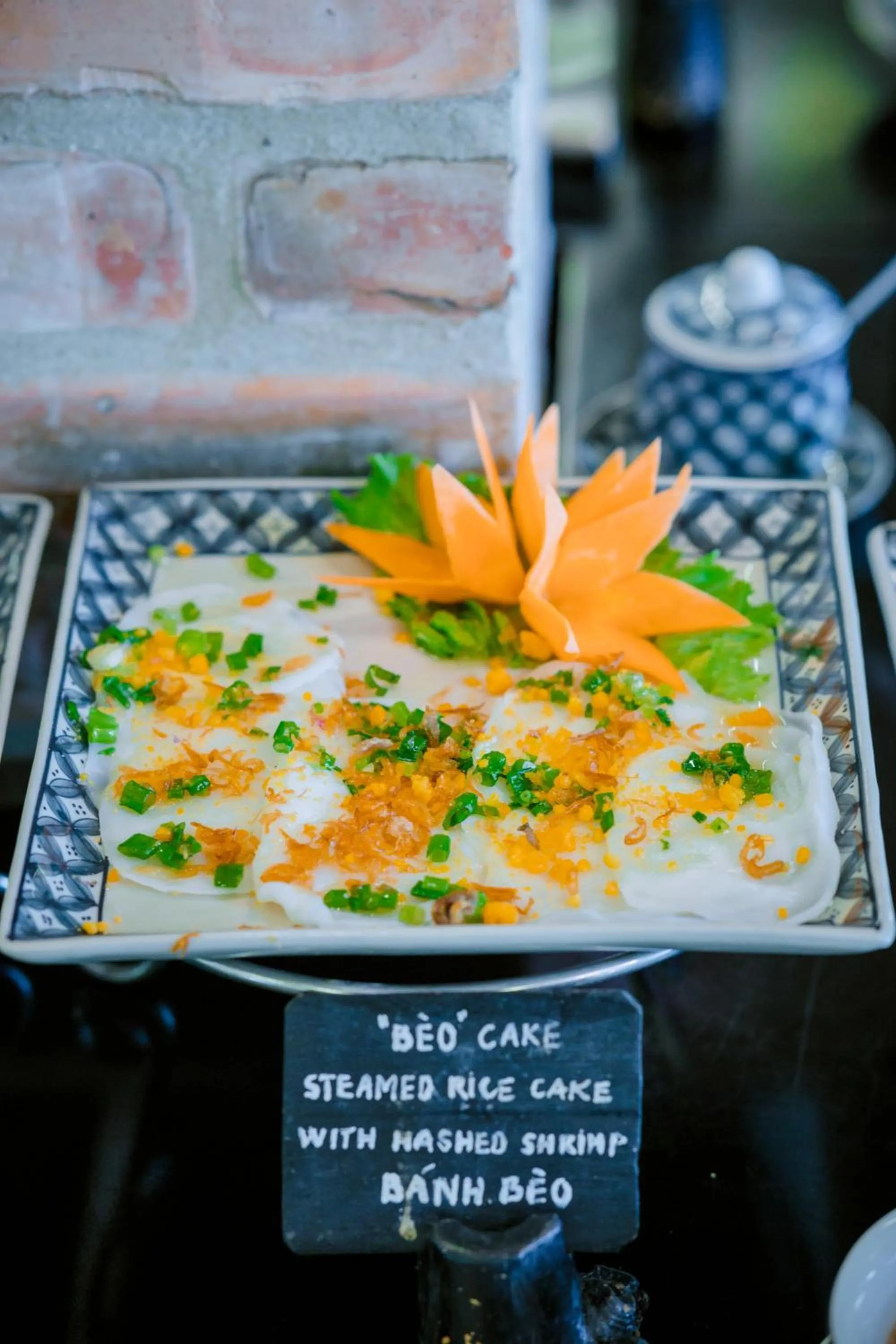 Food close-up in Hue Ecolodge