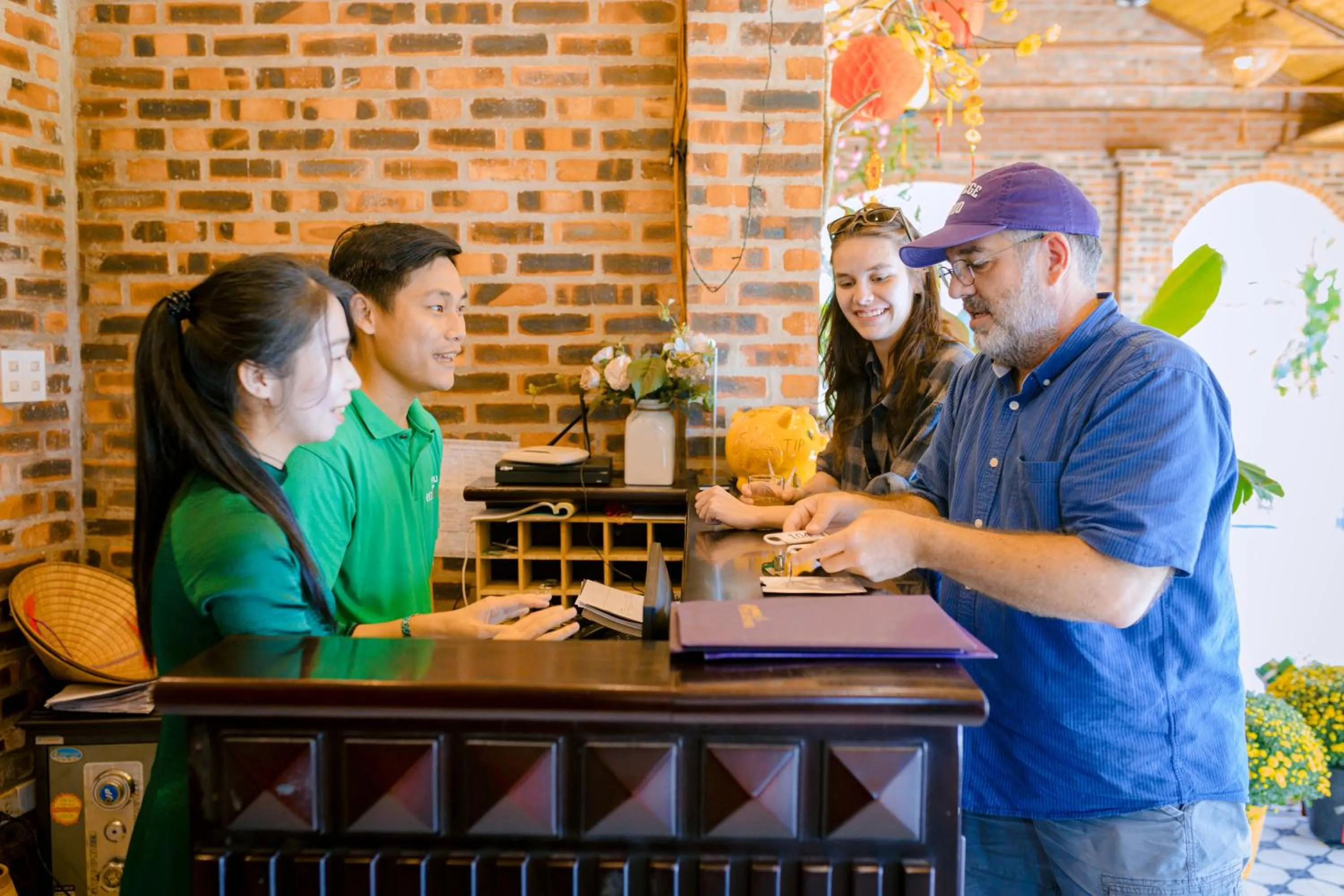 Lobby or reception in Hue Ecolodge