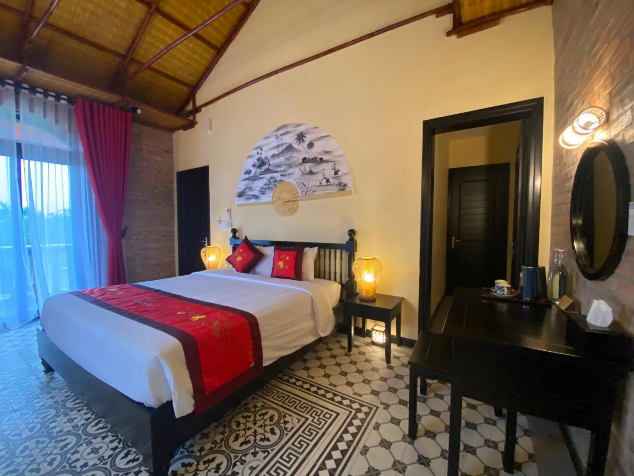 Decorative detail, Bed in Hue Ecolodge