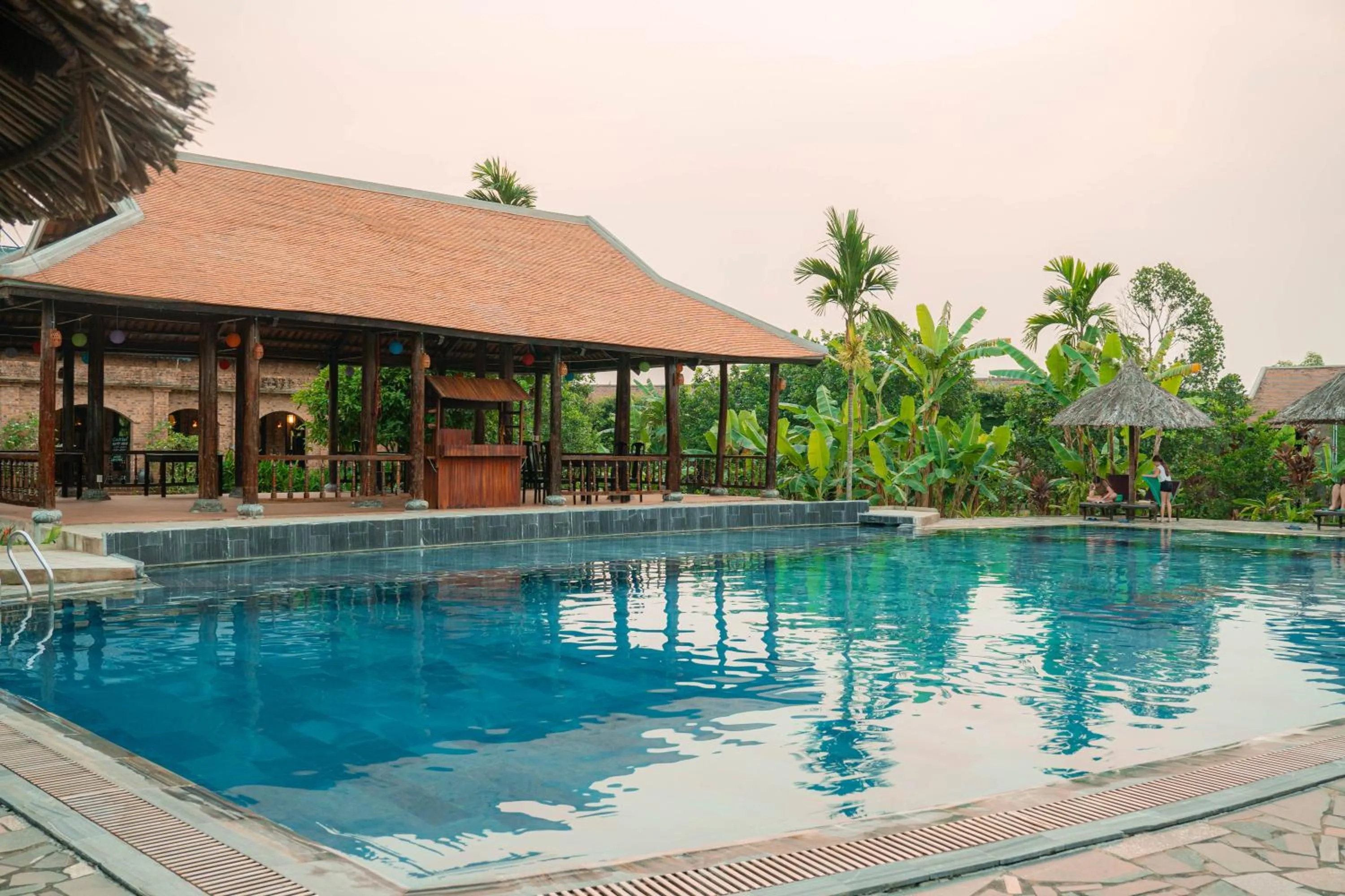 Swimming pool in Hue Ecolodge