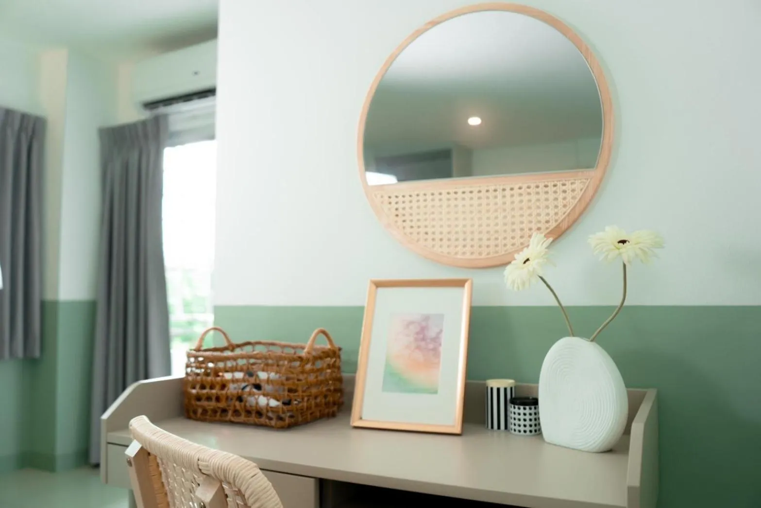 Decorative detail in iChapter Hotel Suvarnabhumi