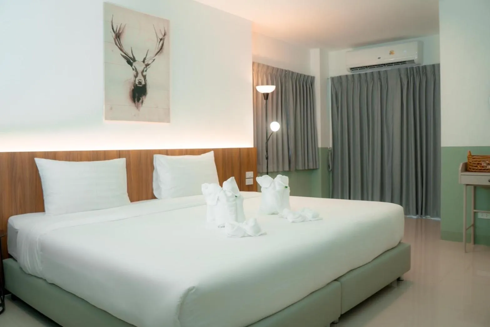 Bed in iChapter Hotel Suvarnabhumi