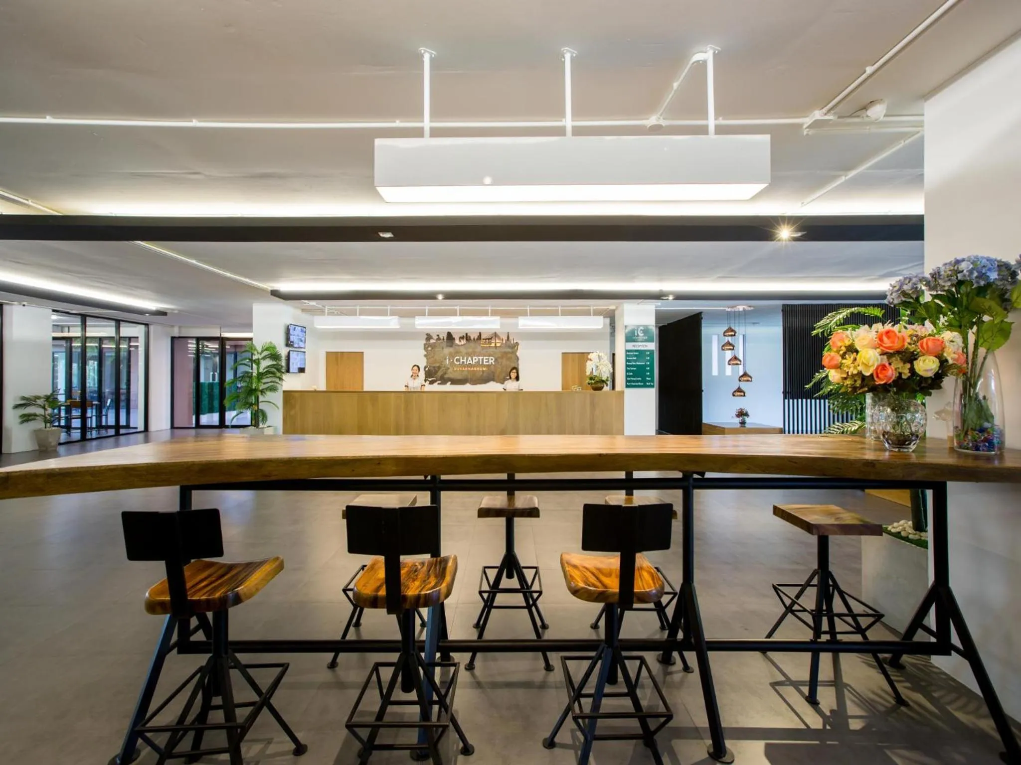 Lobby or reception in iChapter Hotel Suvarnabhumi
