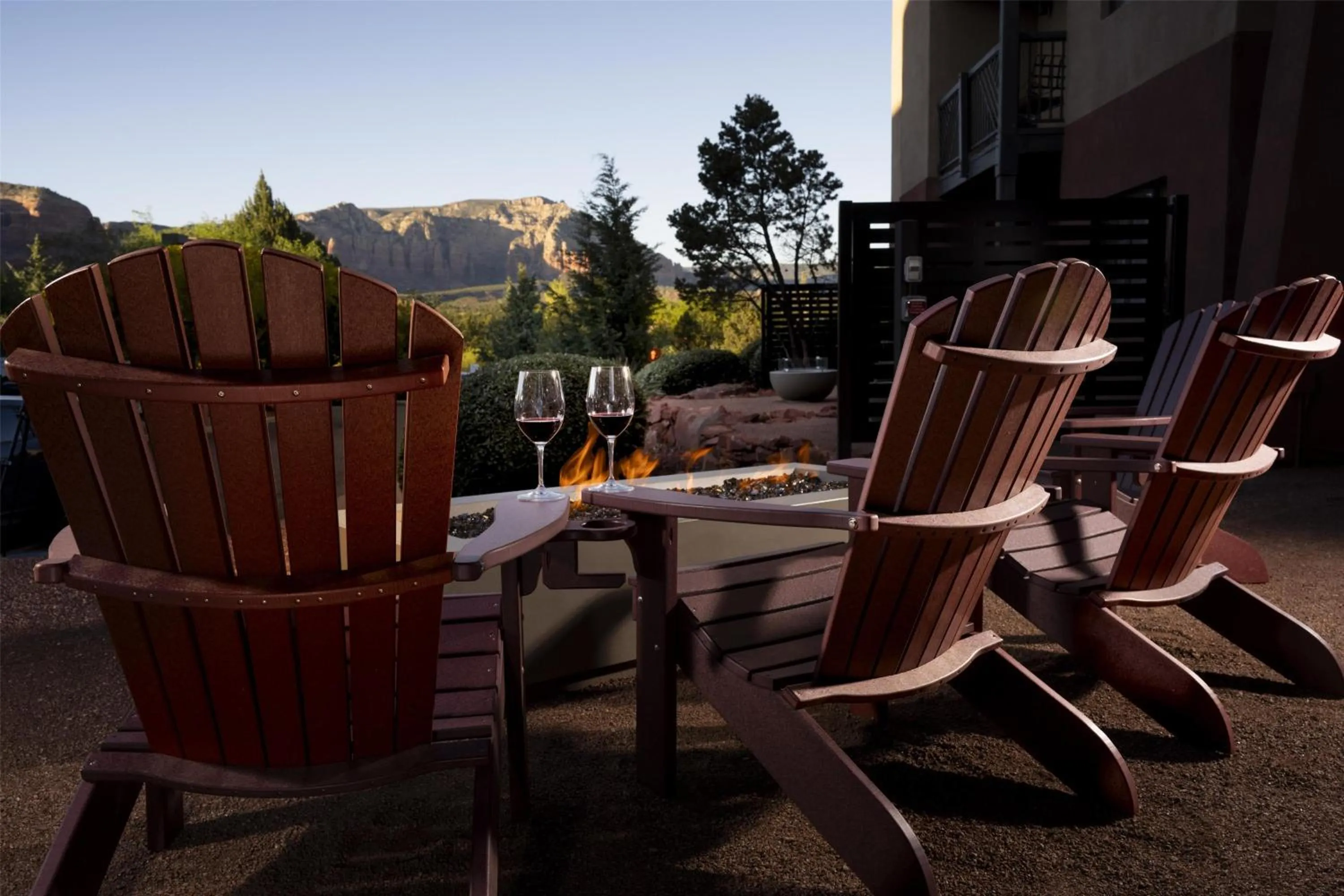 Inner courtyard view in Hilton Sedona Resort at Bell Rock