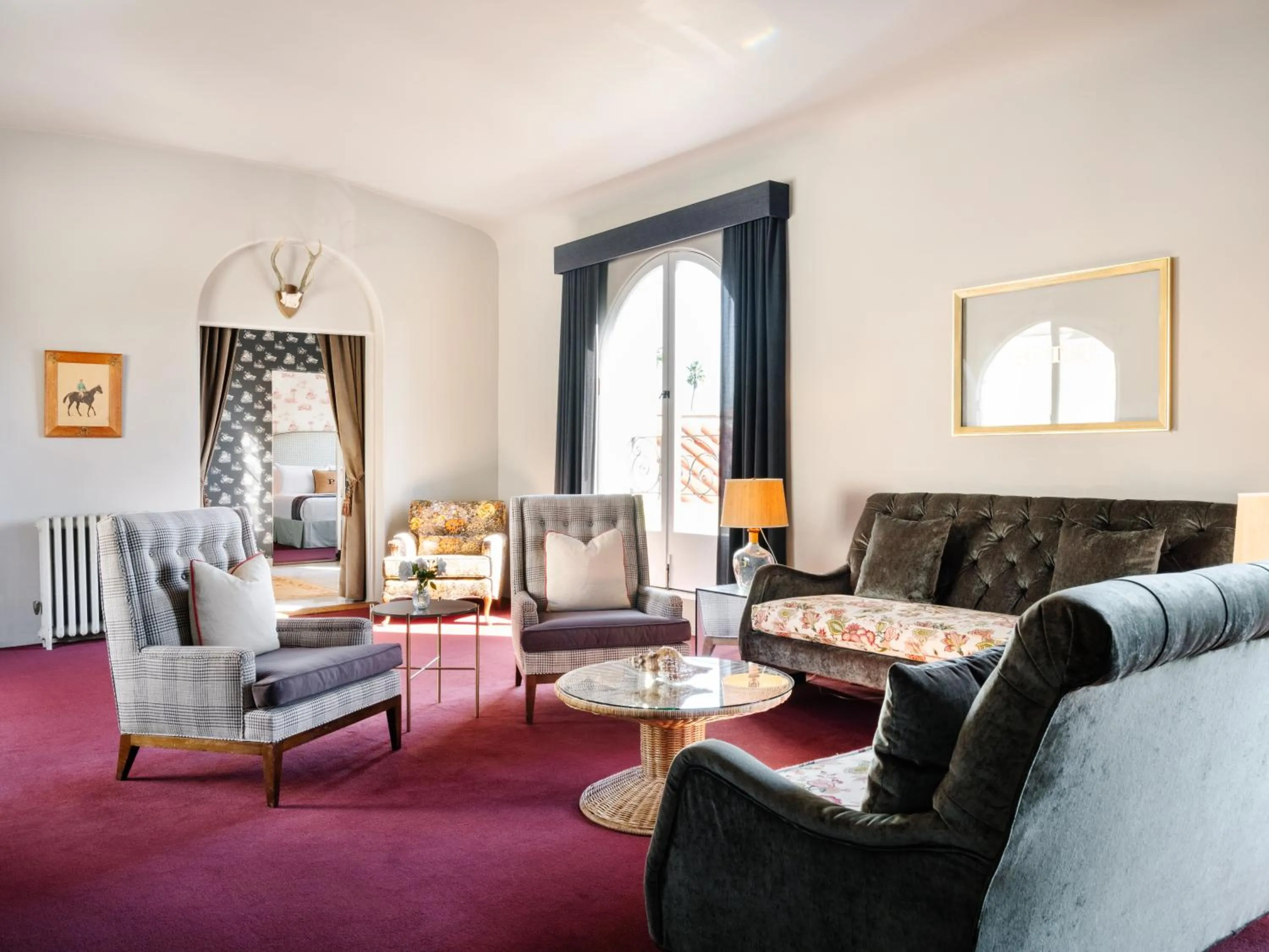 Living room in Palihouse Santa Monica