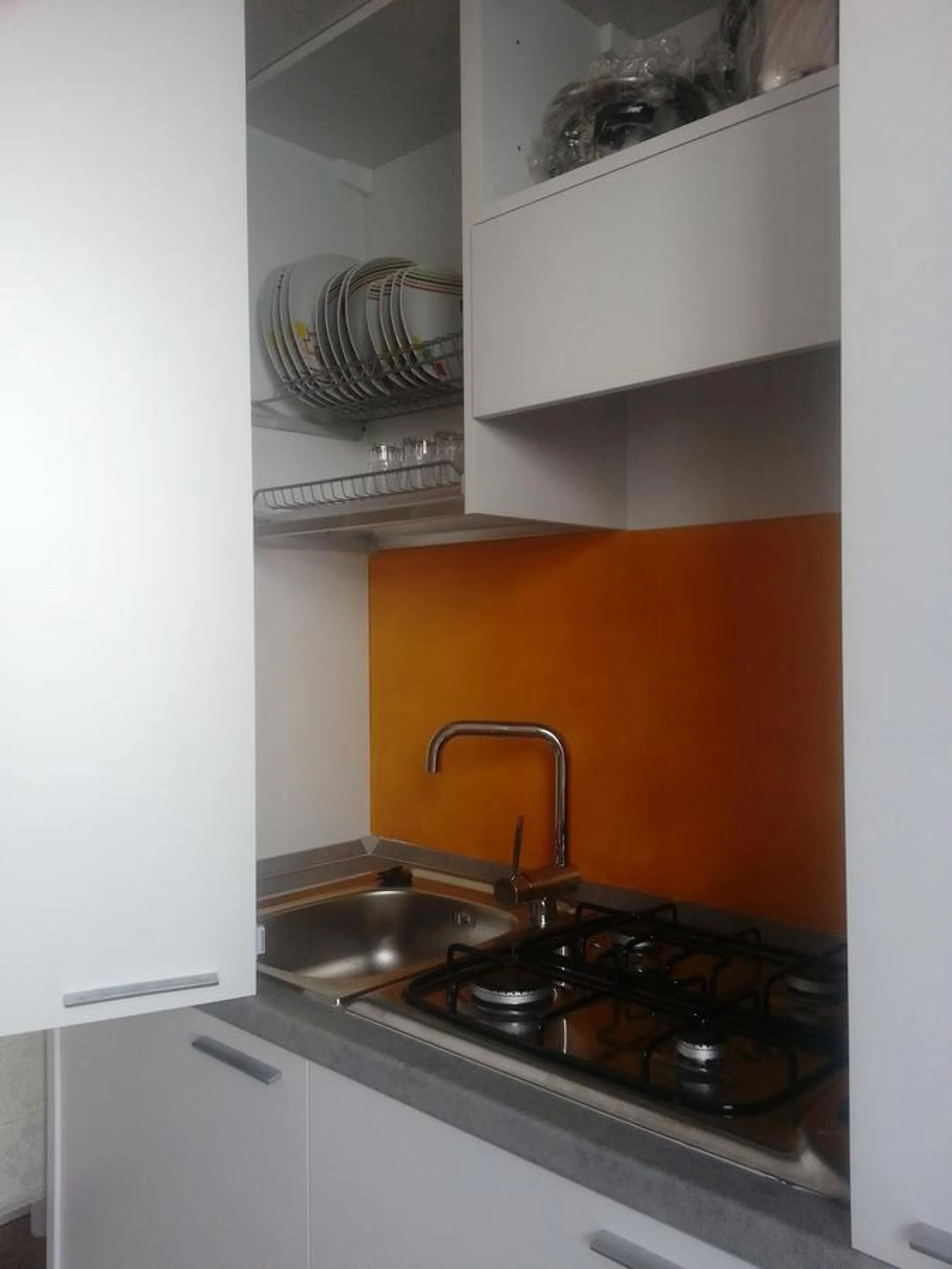 Kitchen or kitchenette in B&B DreAm Porto Cesareo