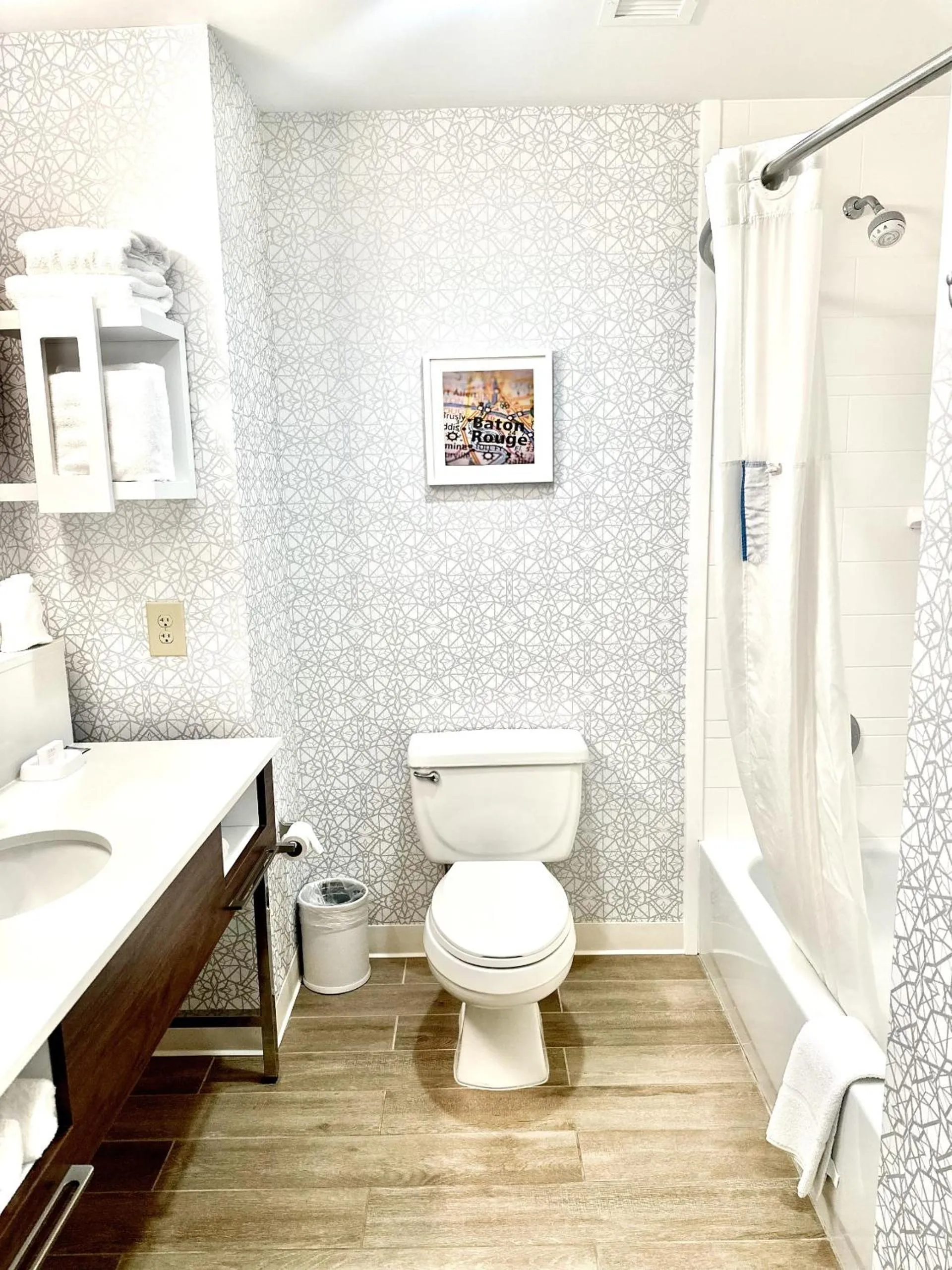 Toilet in Hampton Inn Baton Rouge - Denham Springs