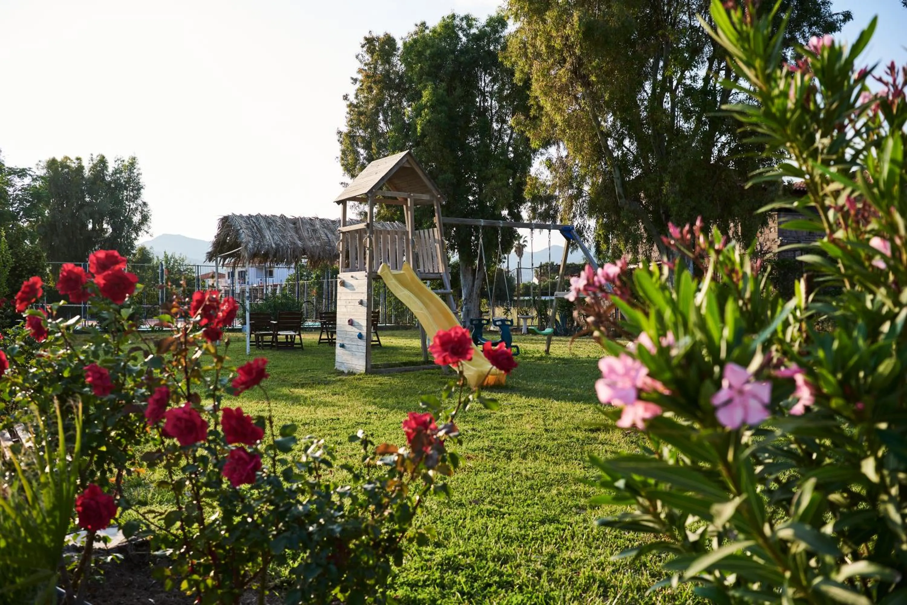 Children play ground in Kalloni Bay