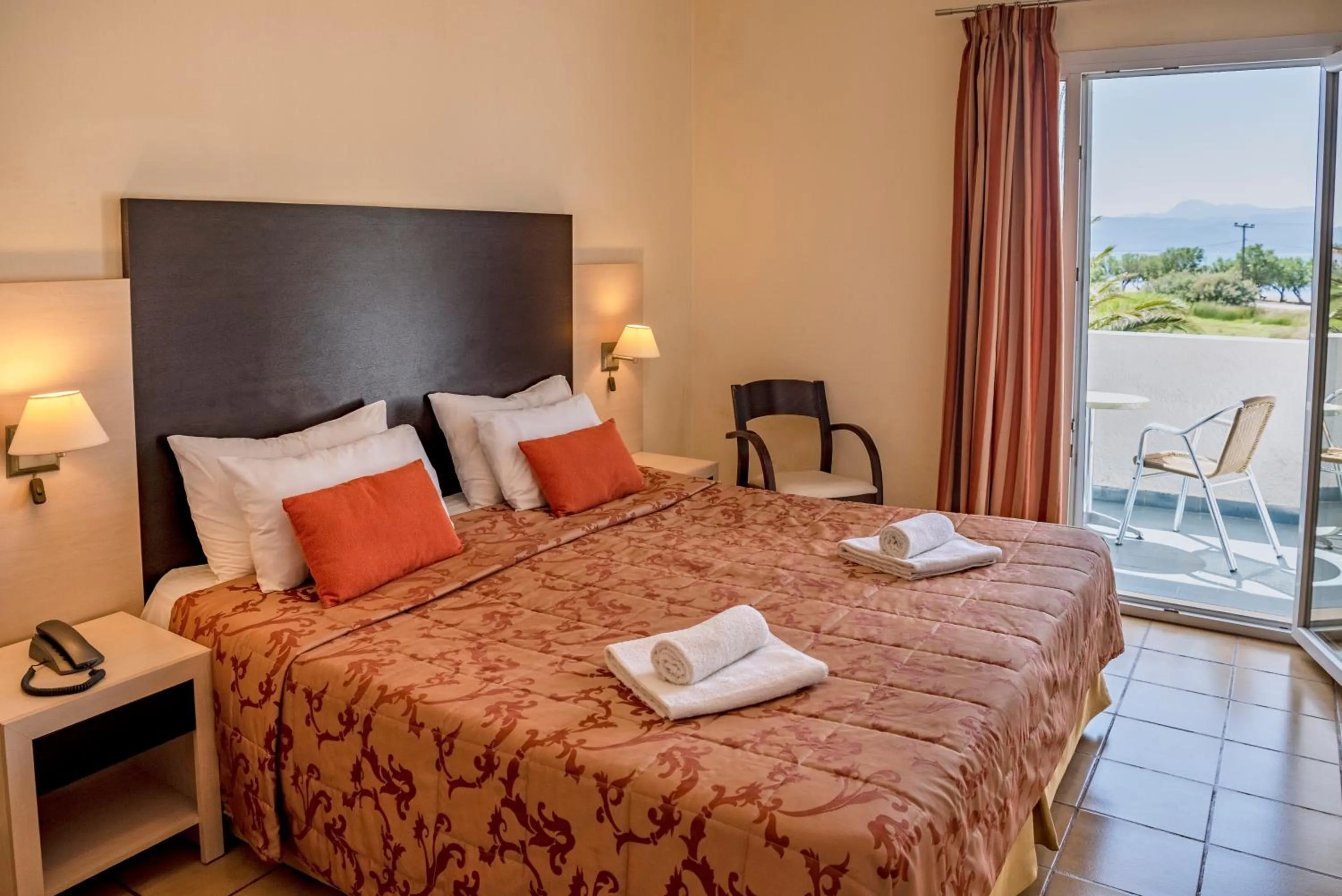 View (from property/room), Bed in Kalloni Bay