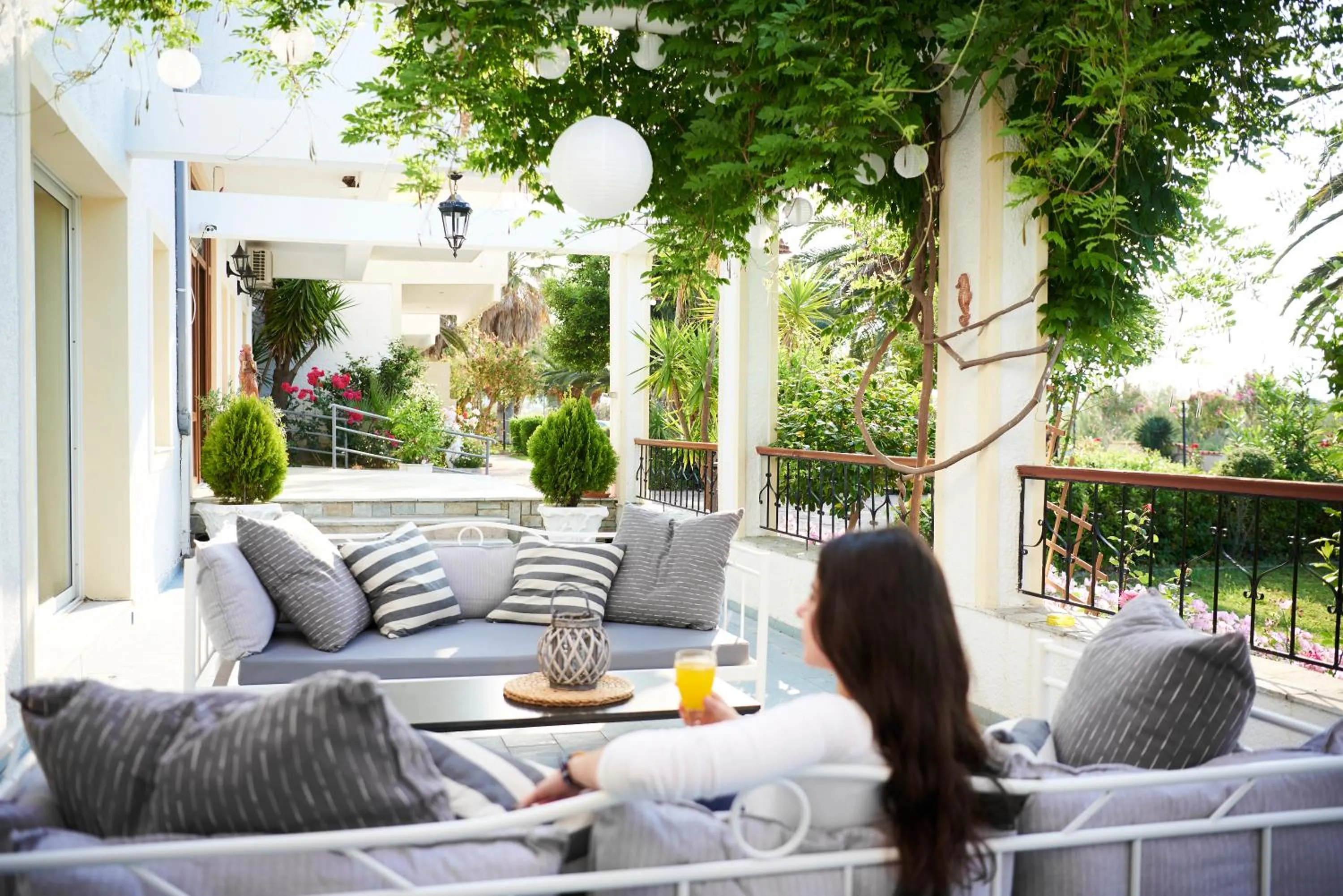 Patio in Kalloni Bay