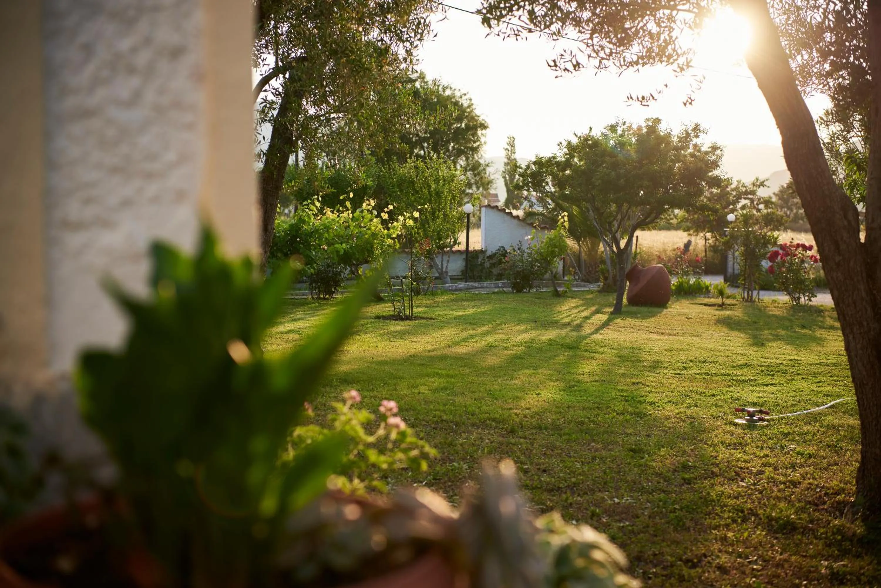 Natural landscape in Kalloni Bay