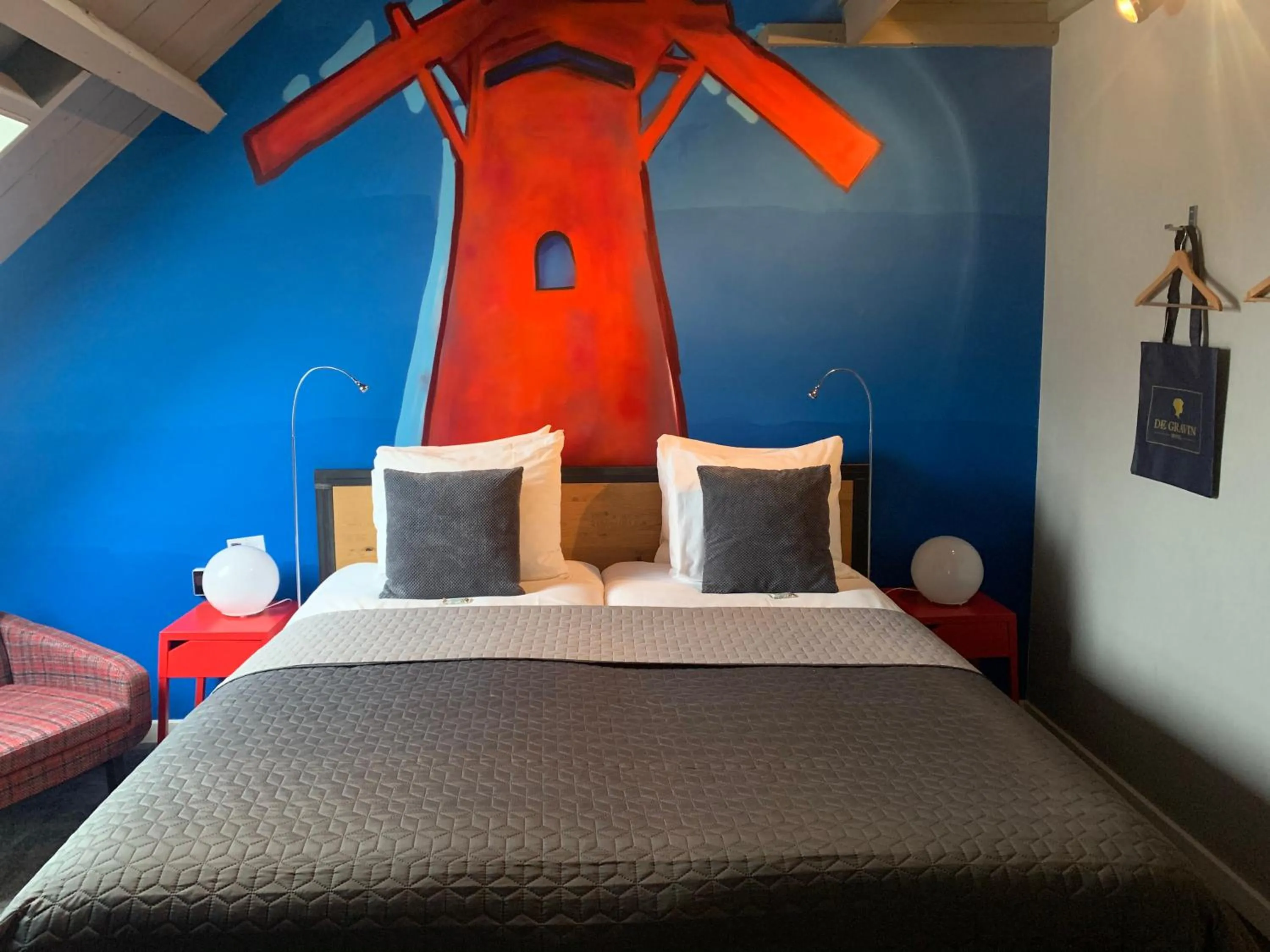 Bed in Hotel De Gravin