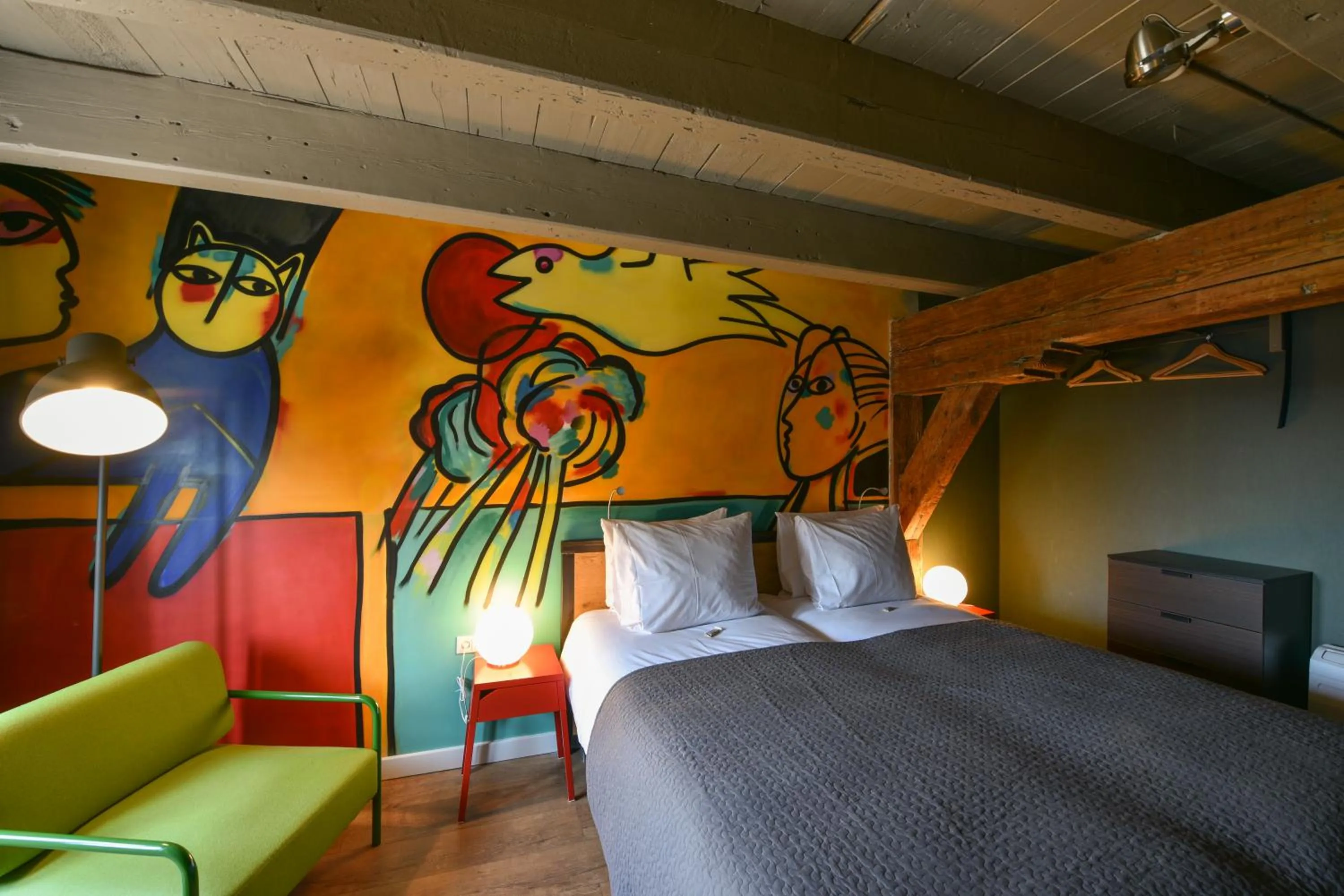 Bed in Hotel De Gravin