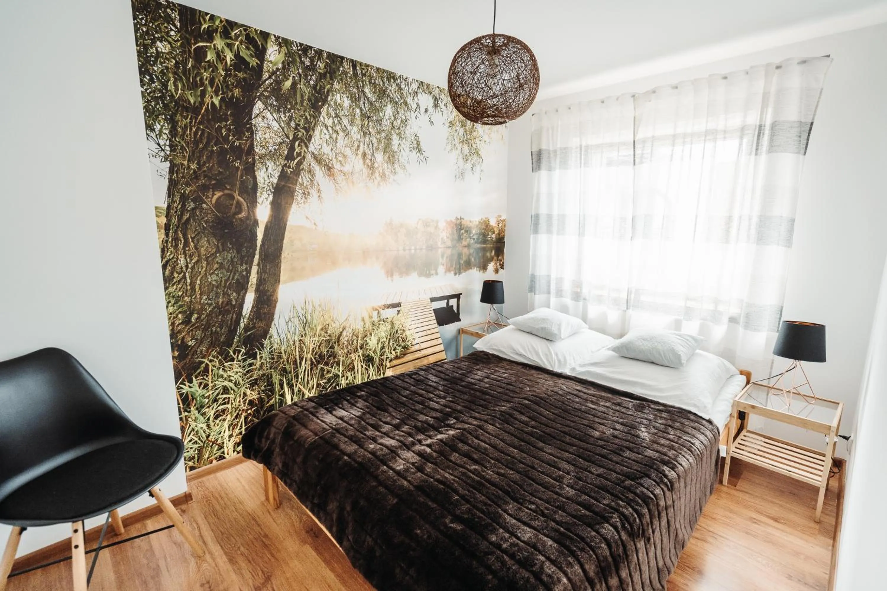 Bed in Willa Zaciszne Centrum Augustów