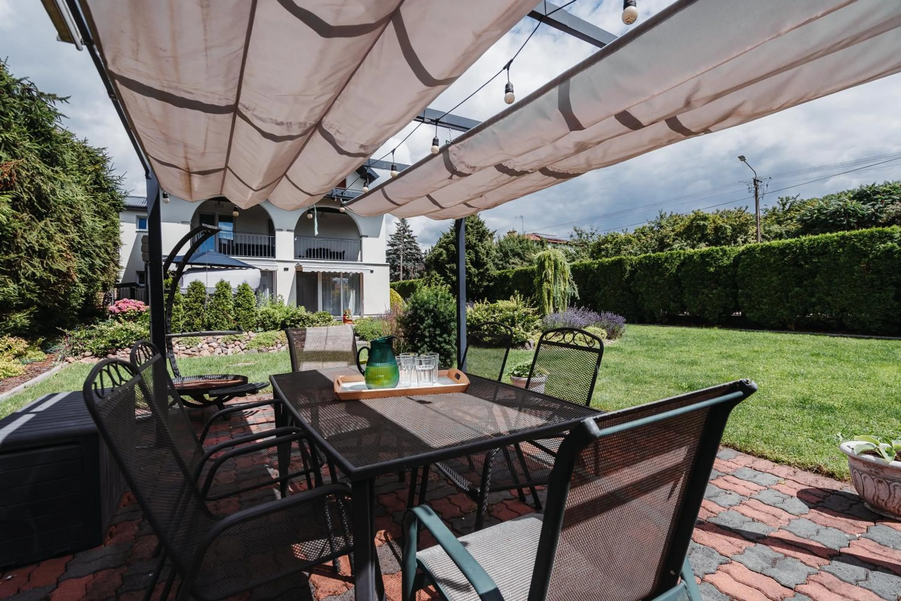 Patio in Willa Zaciszne Centrum Augustów