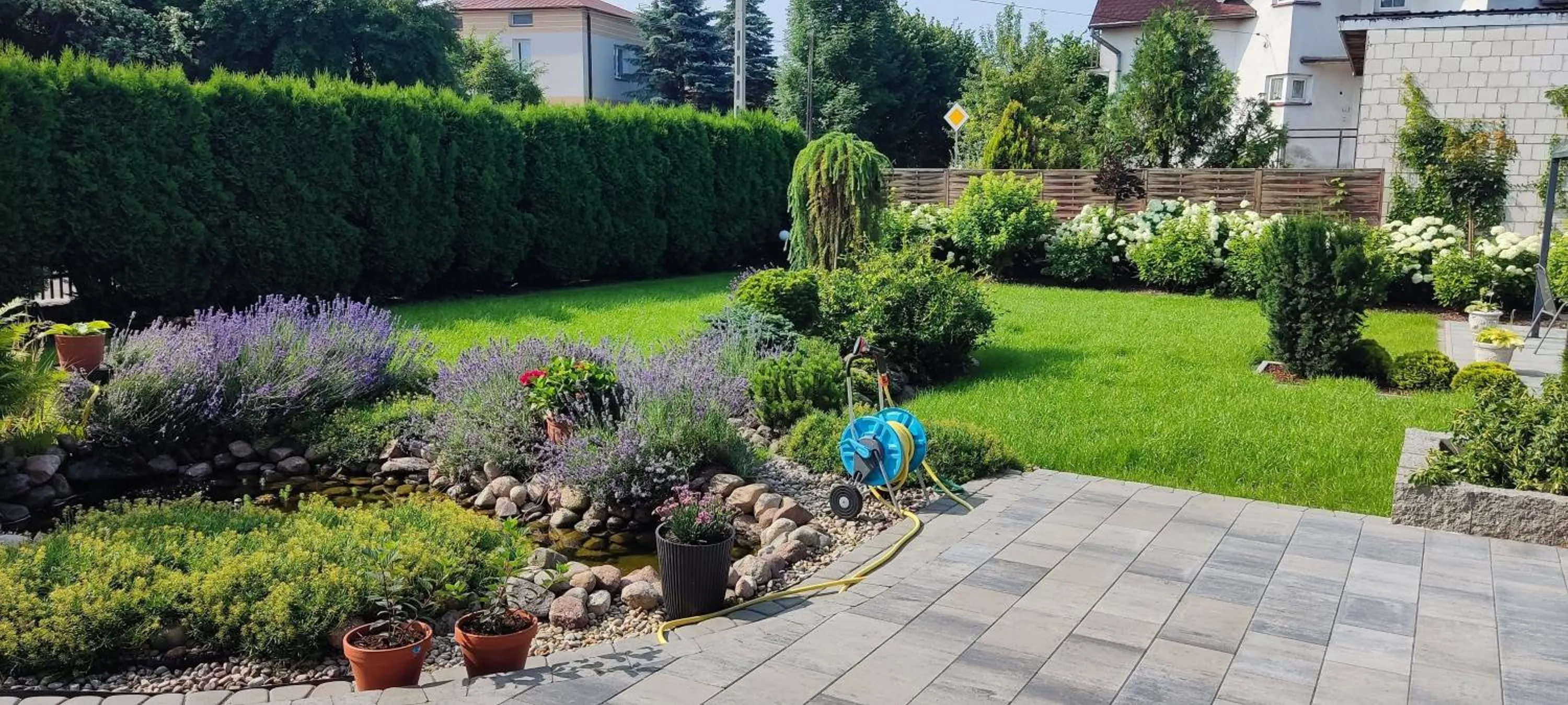 Garden in Willa Zaciszne Centrum Augustów