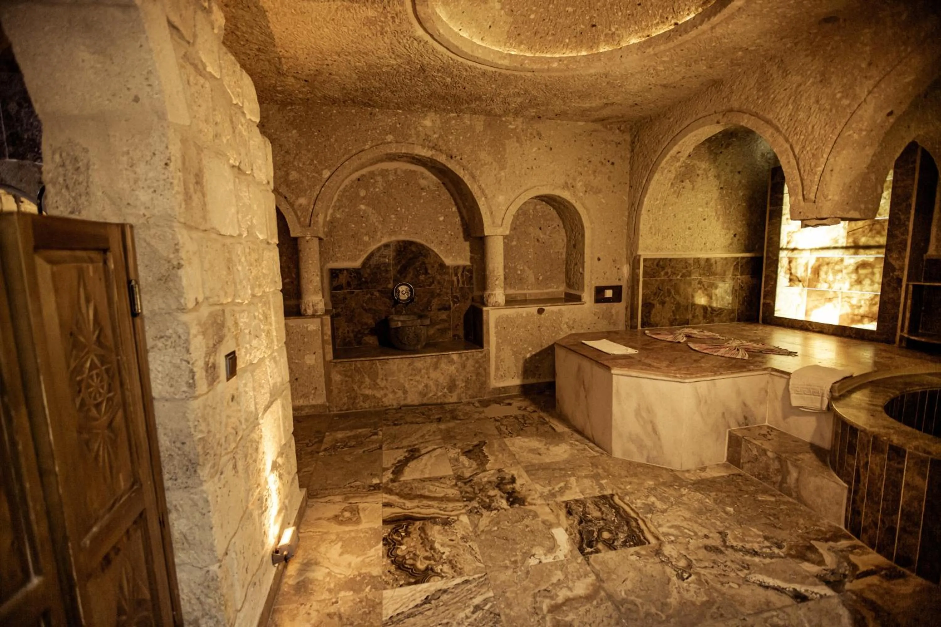 Public Bath in Oread Cave Suites