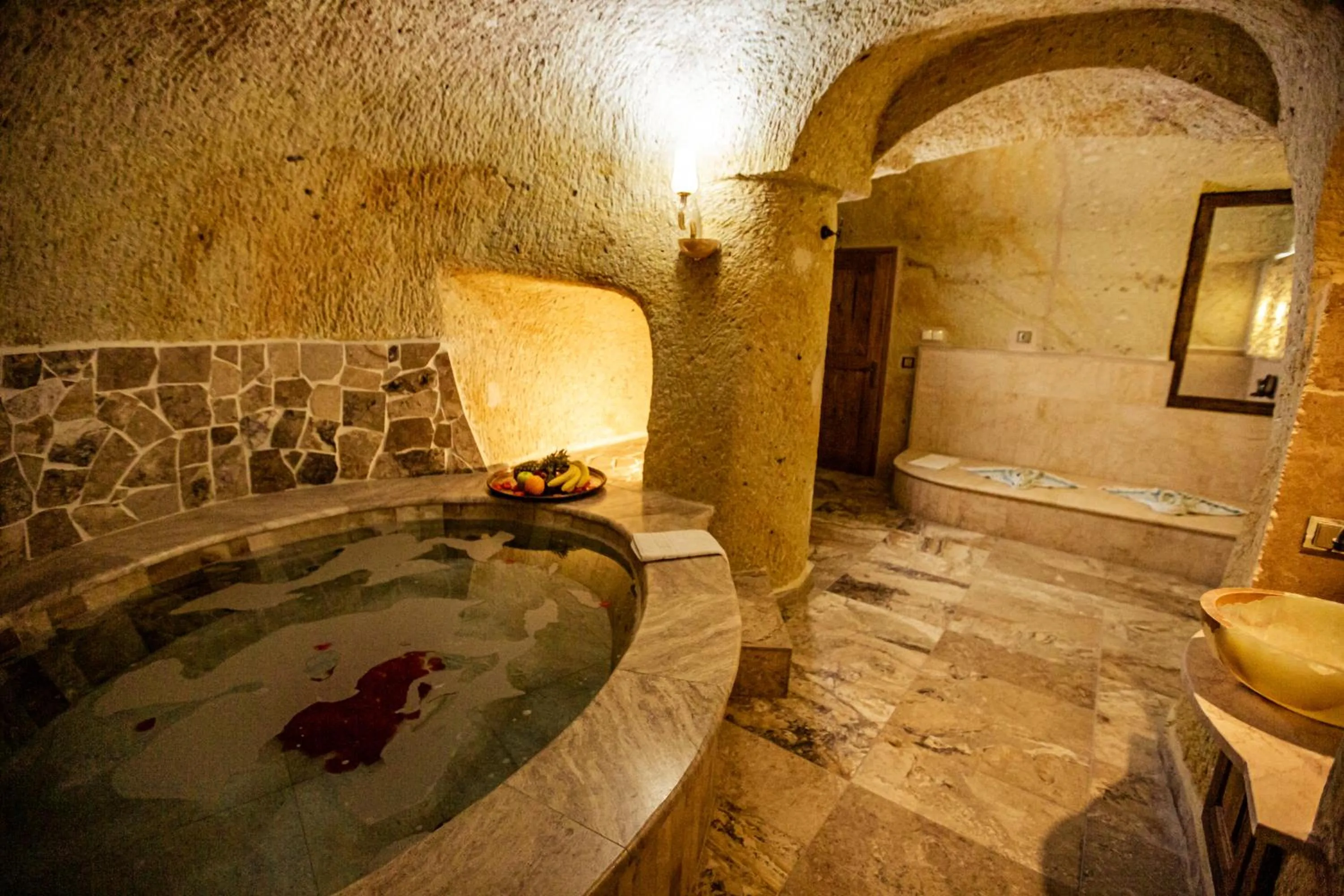 Public Bath in Oread Cave Suites