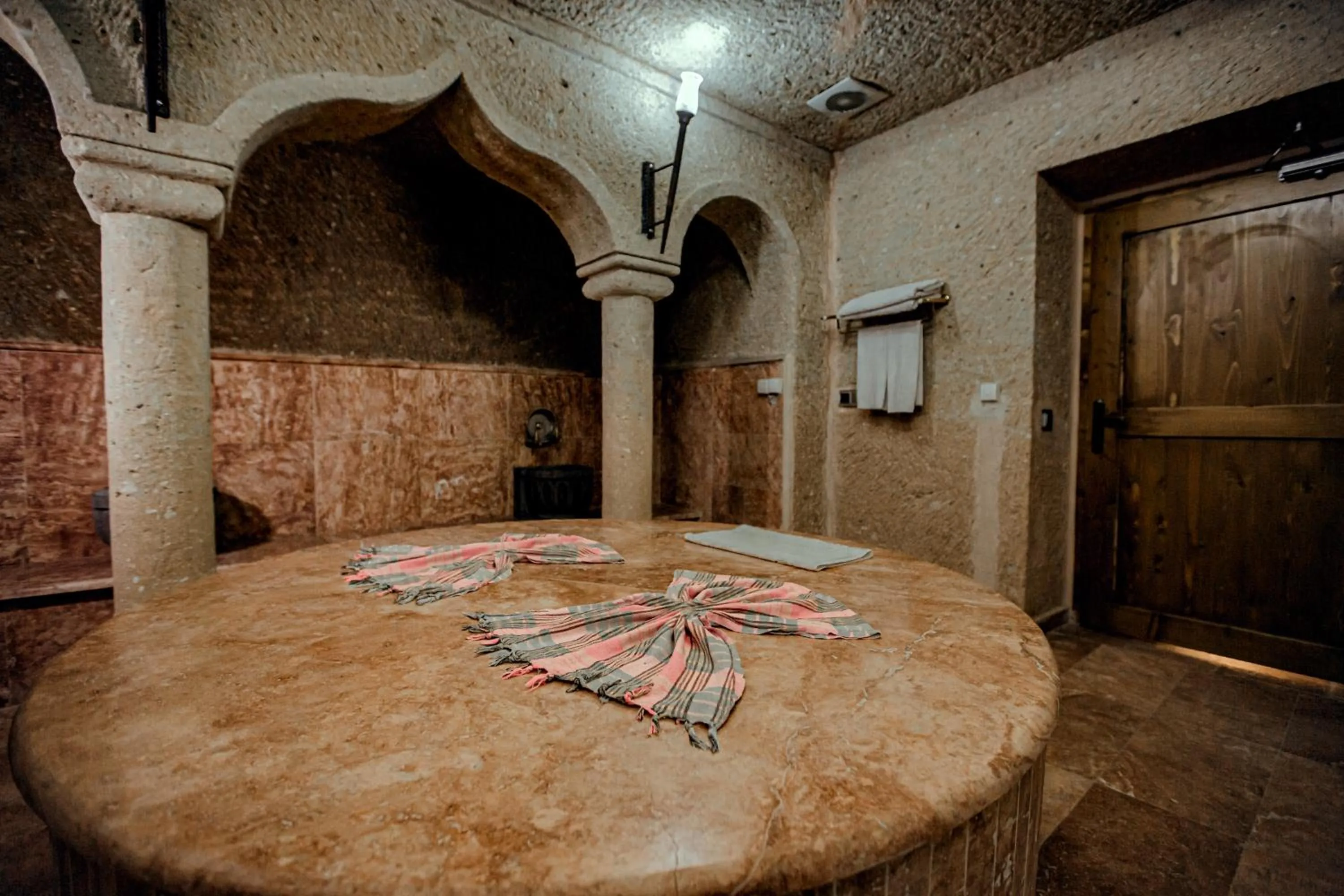 Bathroom in Oread Cave Suites