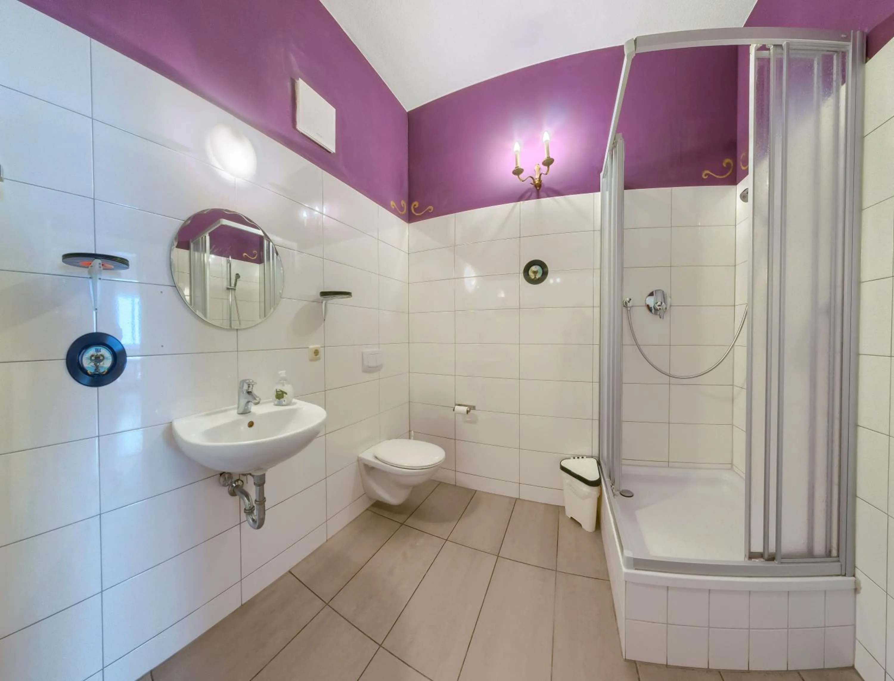 Bathroom in Labyrinth Hostel Weimar