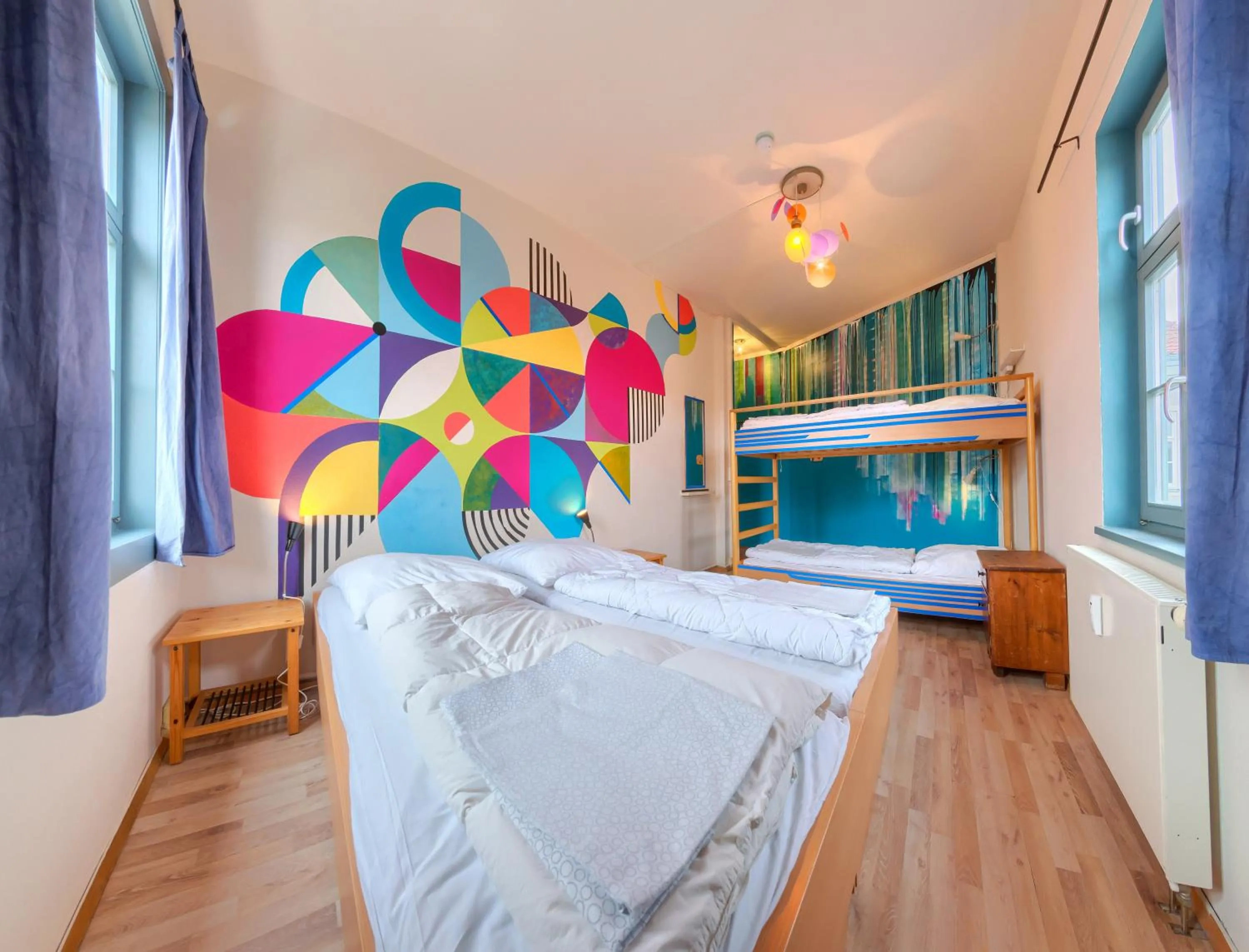 Photo of the whole room, Bed in Labyrinth Hostel Weimar