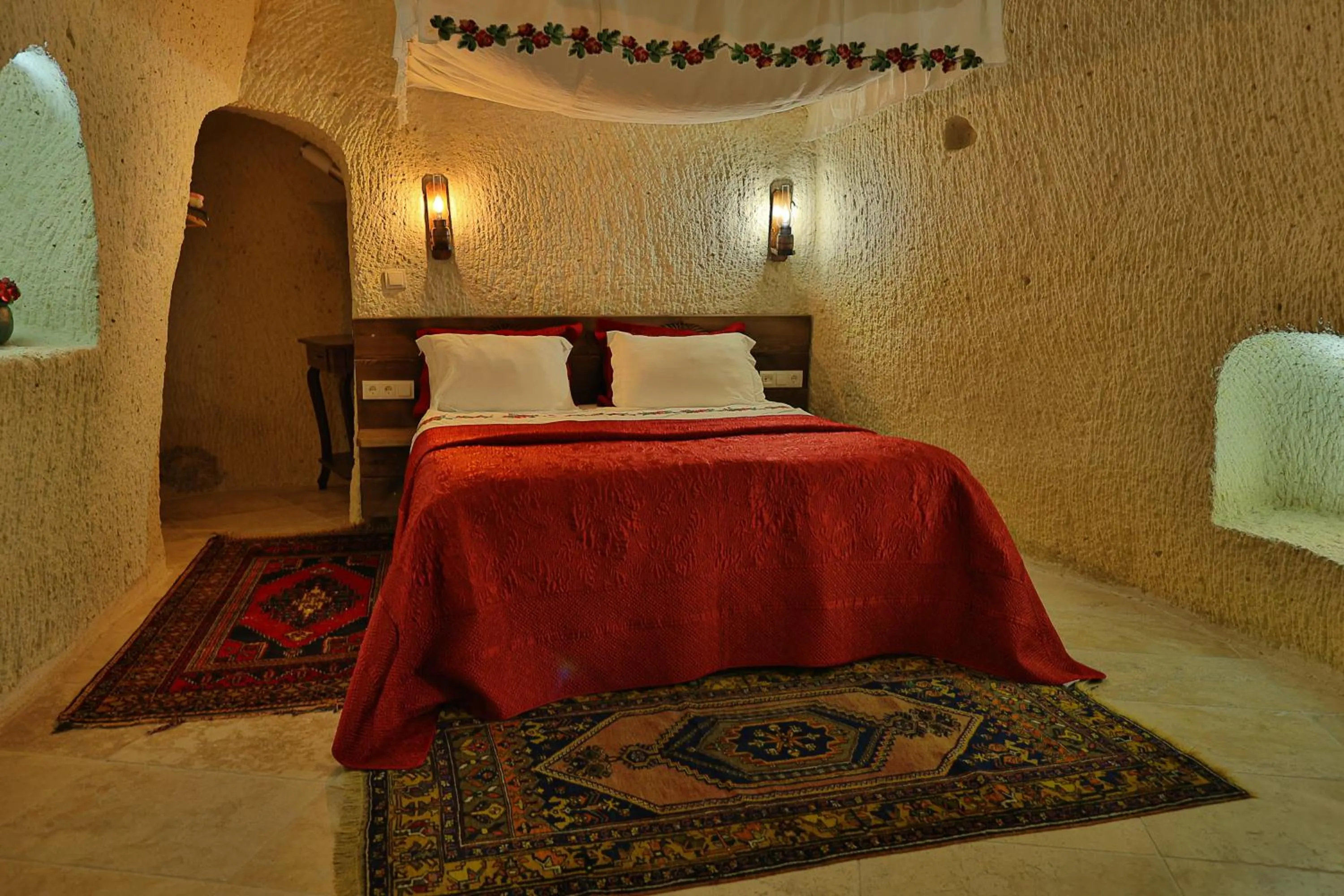 Photo of the whole room, Bed in Demisos Caves Hotel