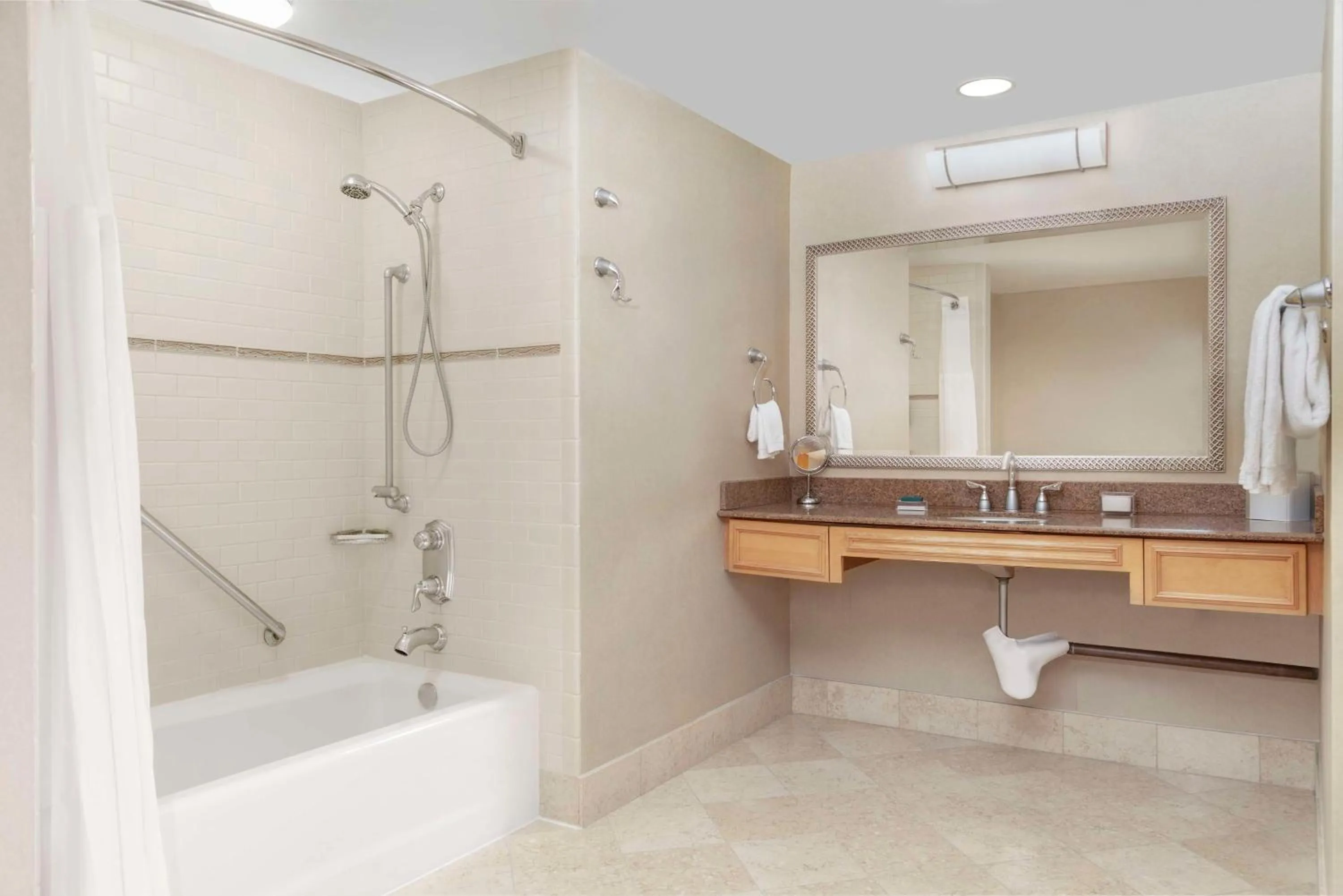 Bathroom in Hilton Orange County/Costa Mesa