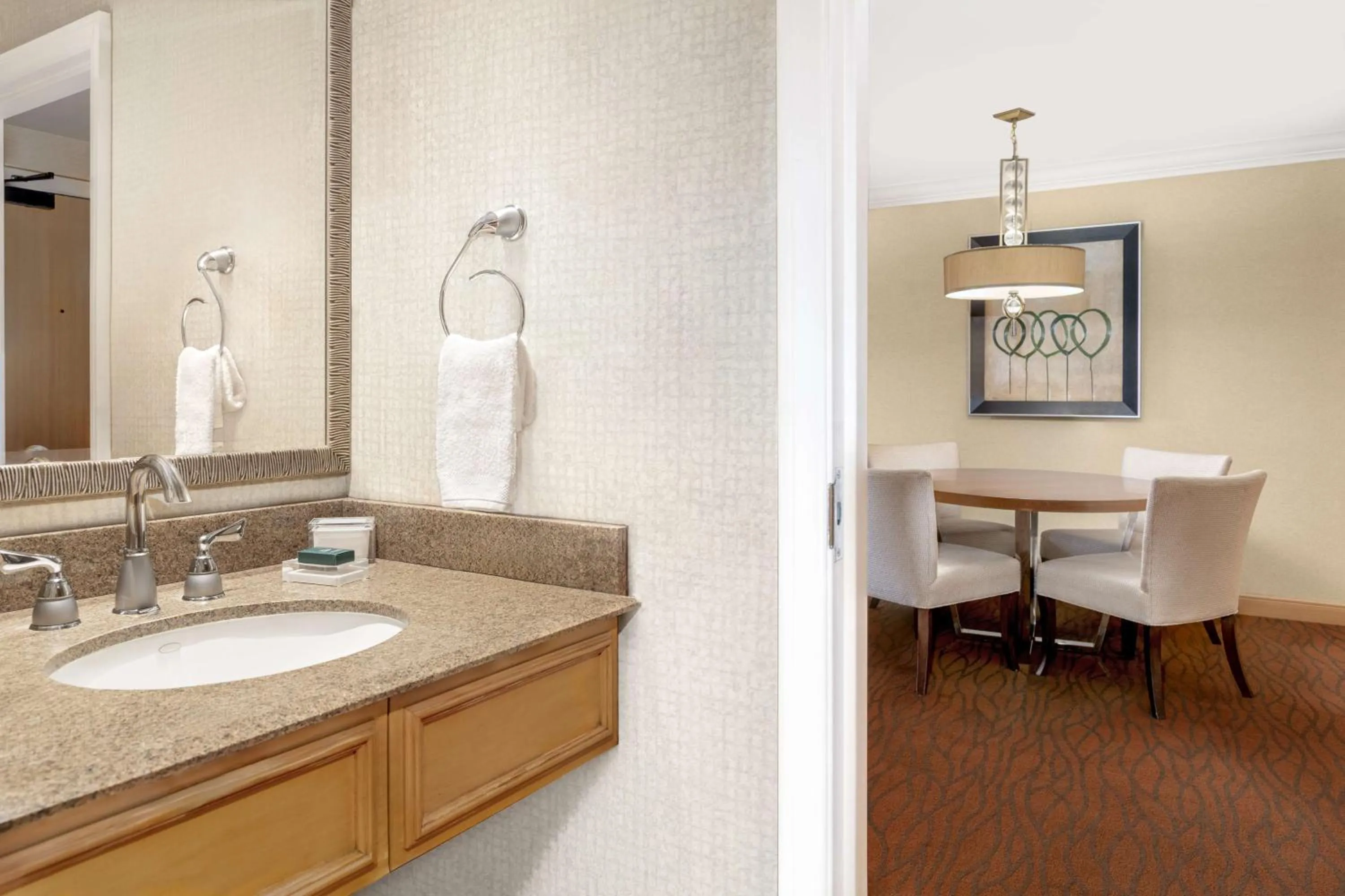 Bathroom in Hilton Orange County/Costa Mesa