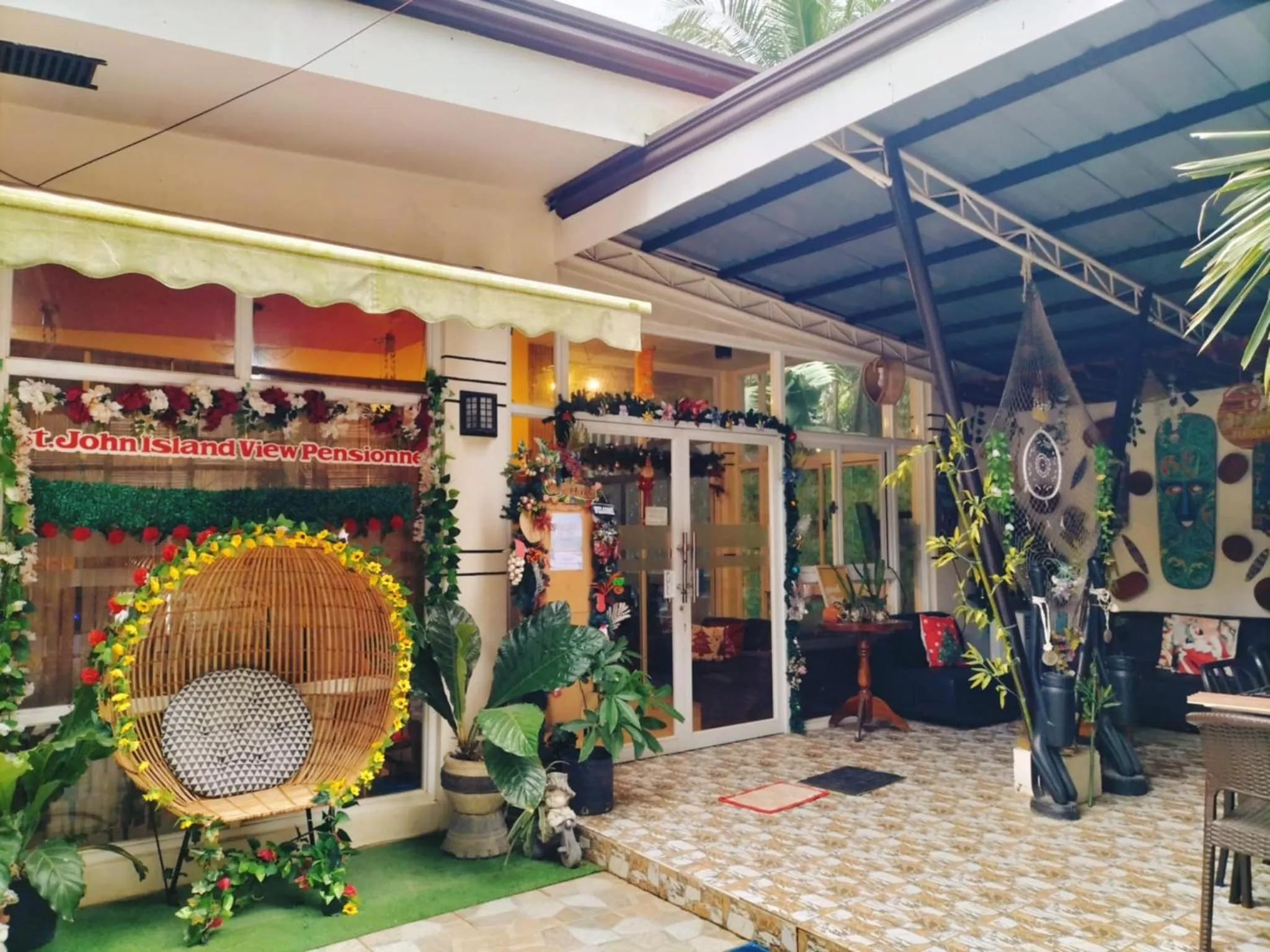 Property building in St. John Island View Pensionne