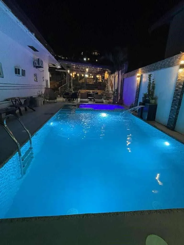 Swimming pool in St. John Island View Pensionne