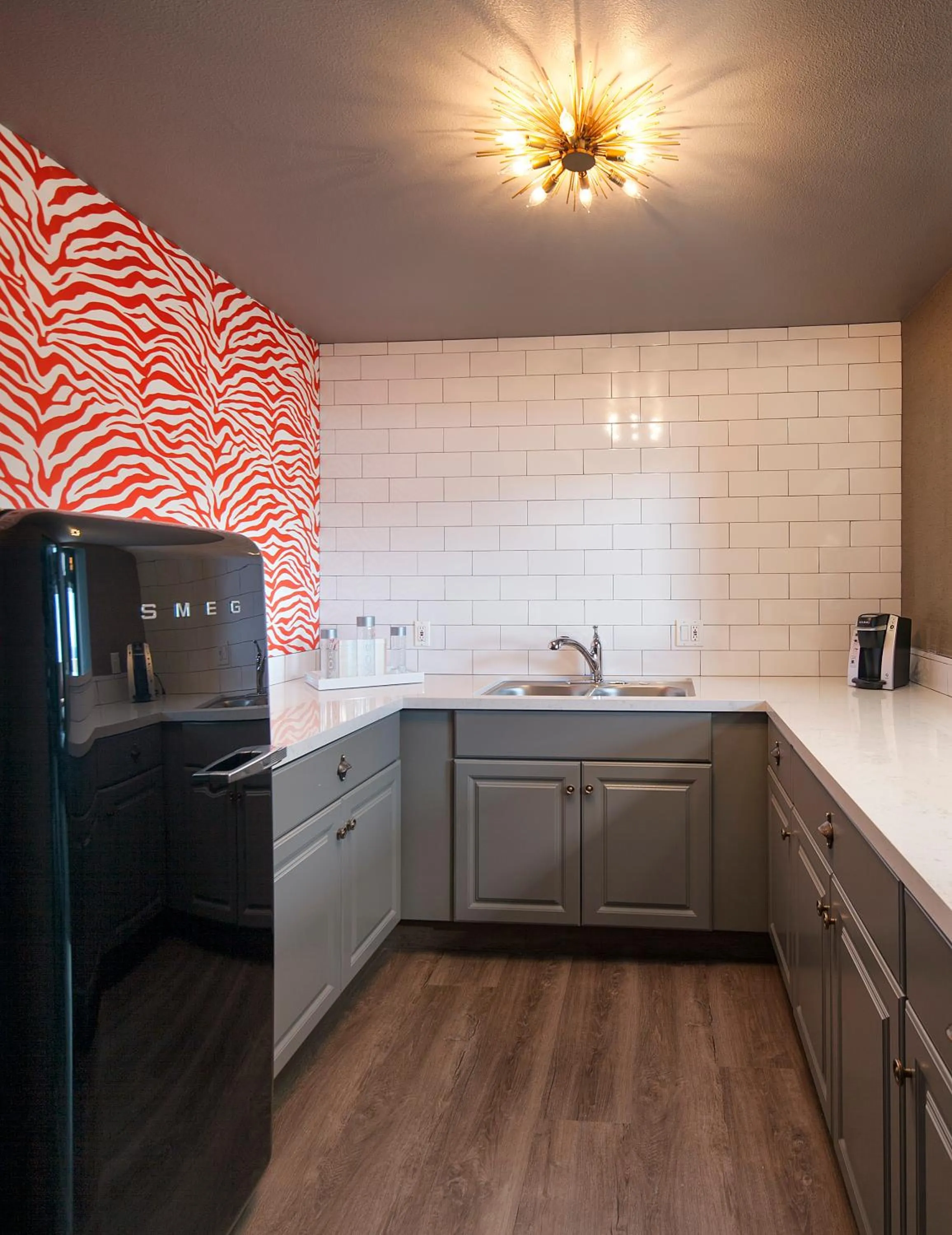 Kitchen or kitchenette in Hotel Hermosa
