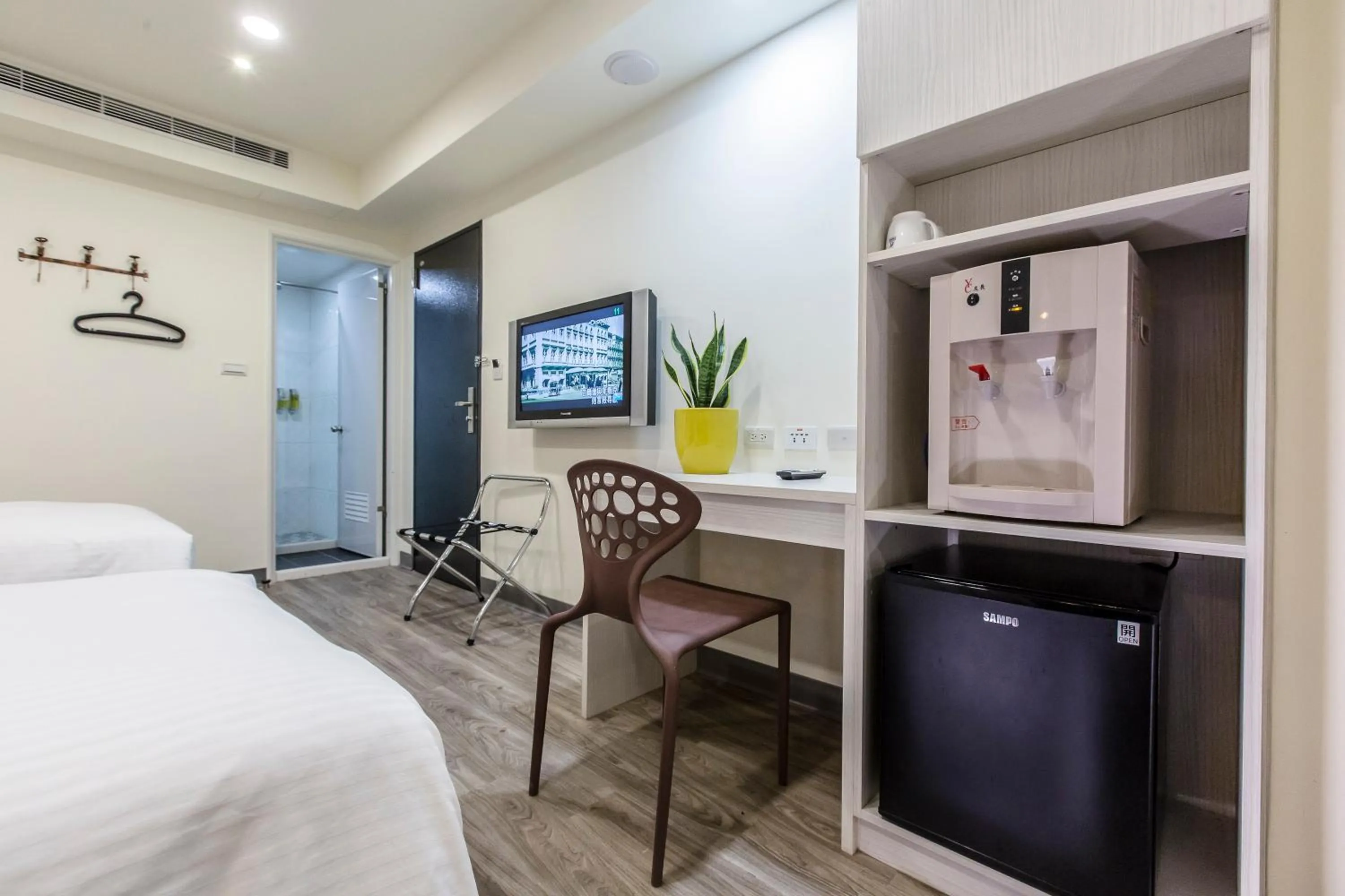 Bed in The Cloud Hotel Zhongli Branch