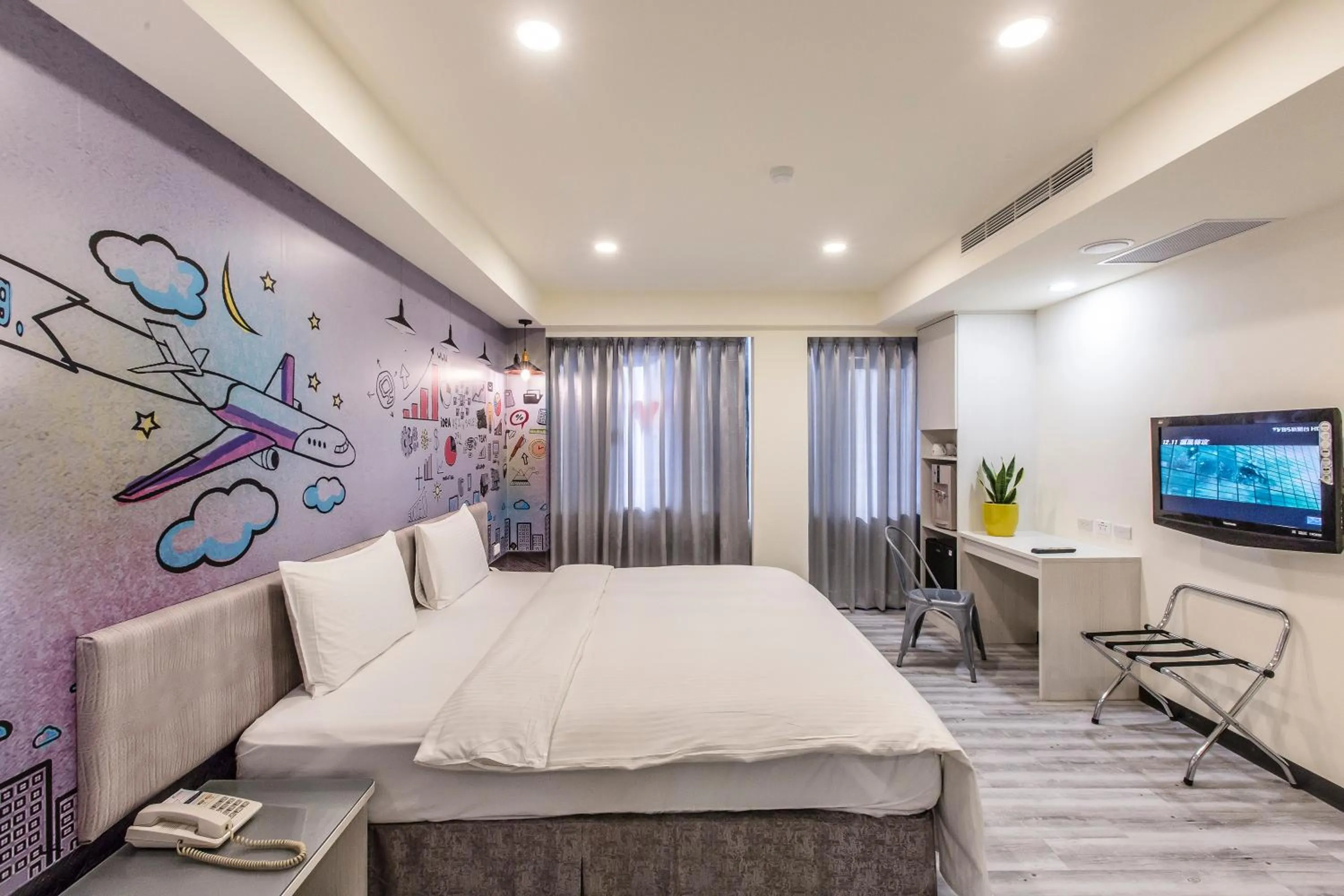 Photo of the whole room, Bed in The Cloud Hotel Zhongli Branch