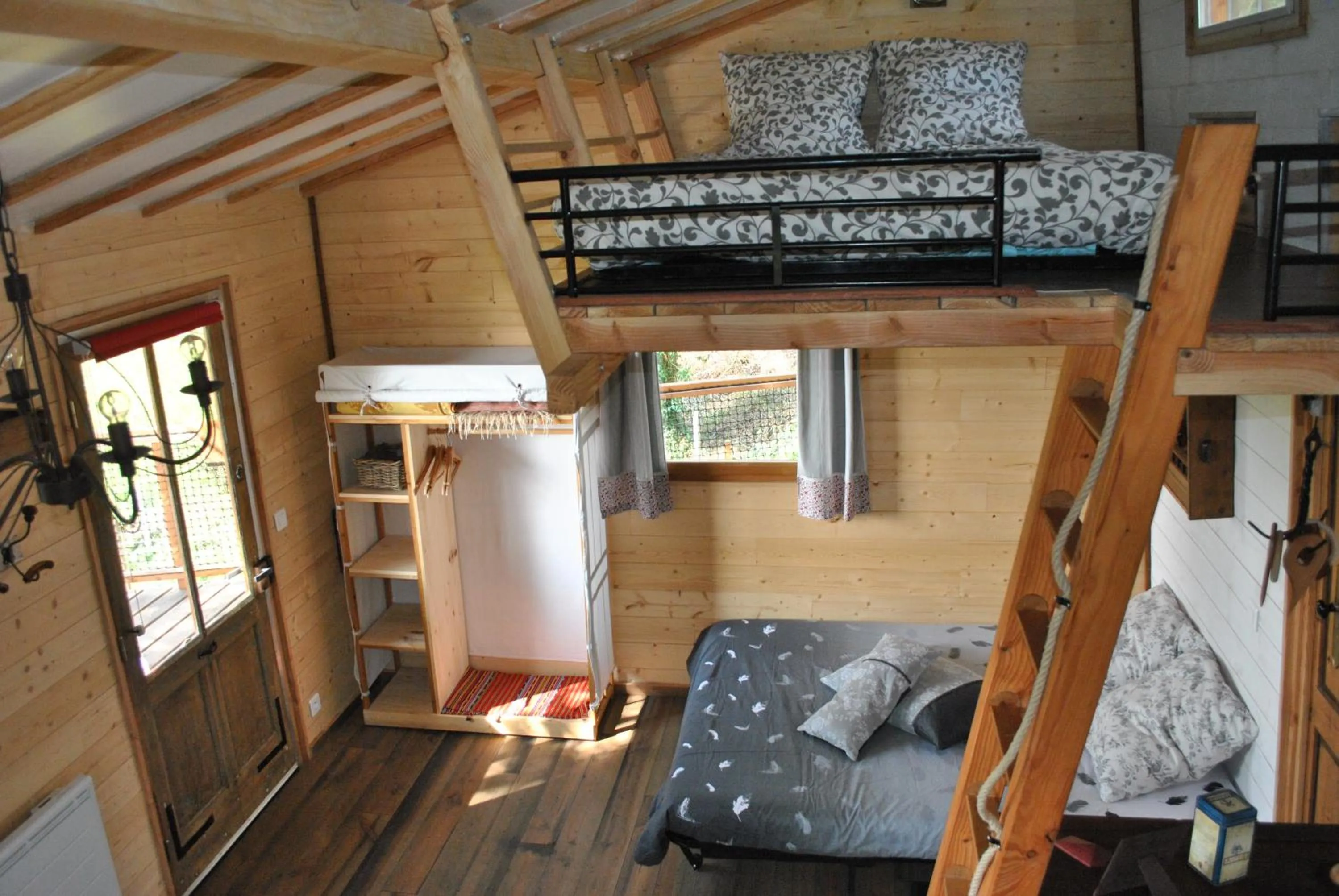 bunk bed in L'Etournelle - Cabane Perchée