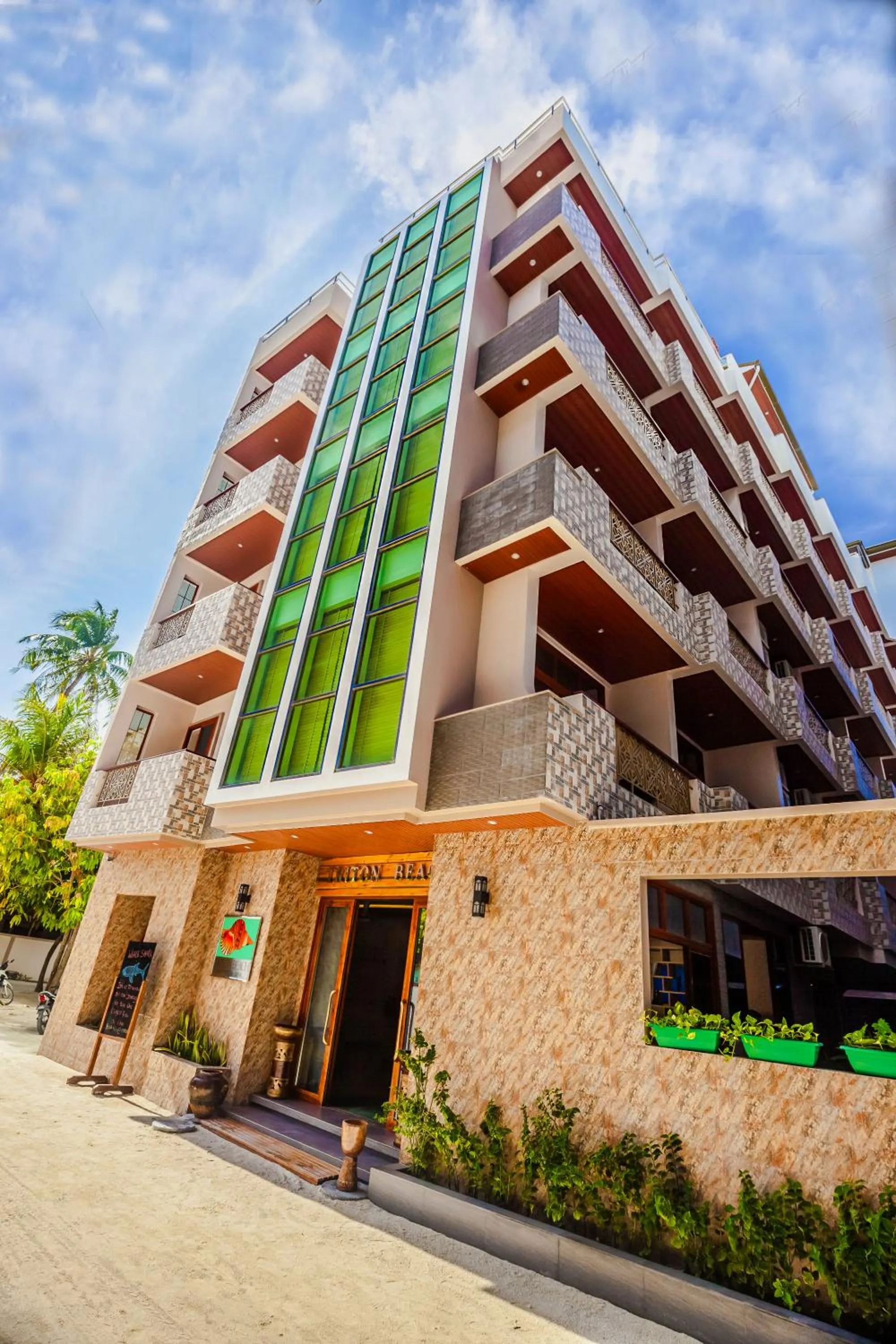 Facade/entrance in Triton Beach Hotel & Spa