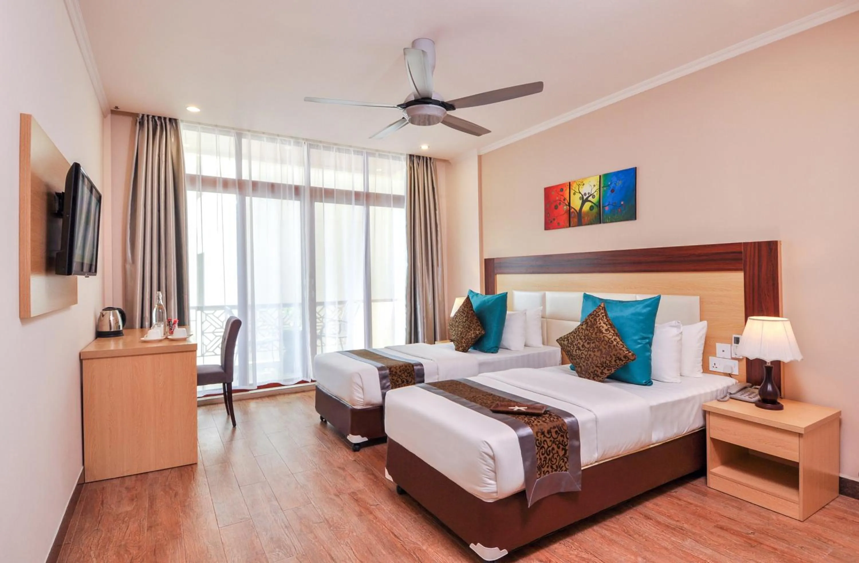 Bedroom, Bed in Triton Beach Hotel & Spa