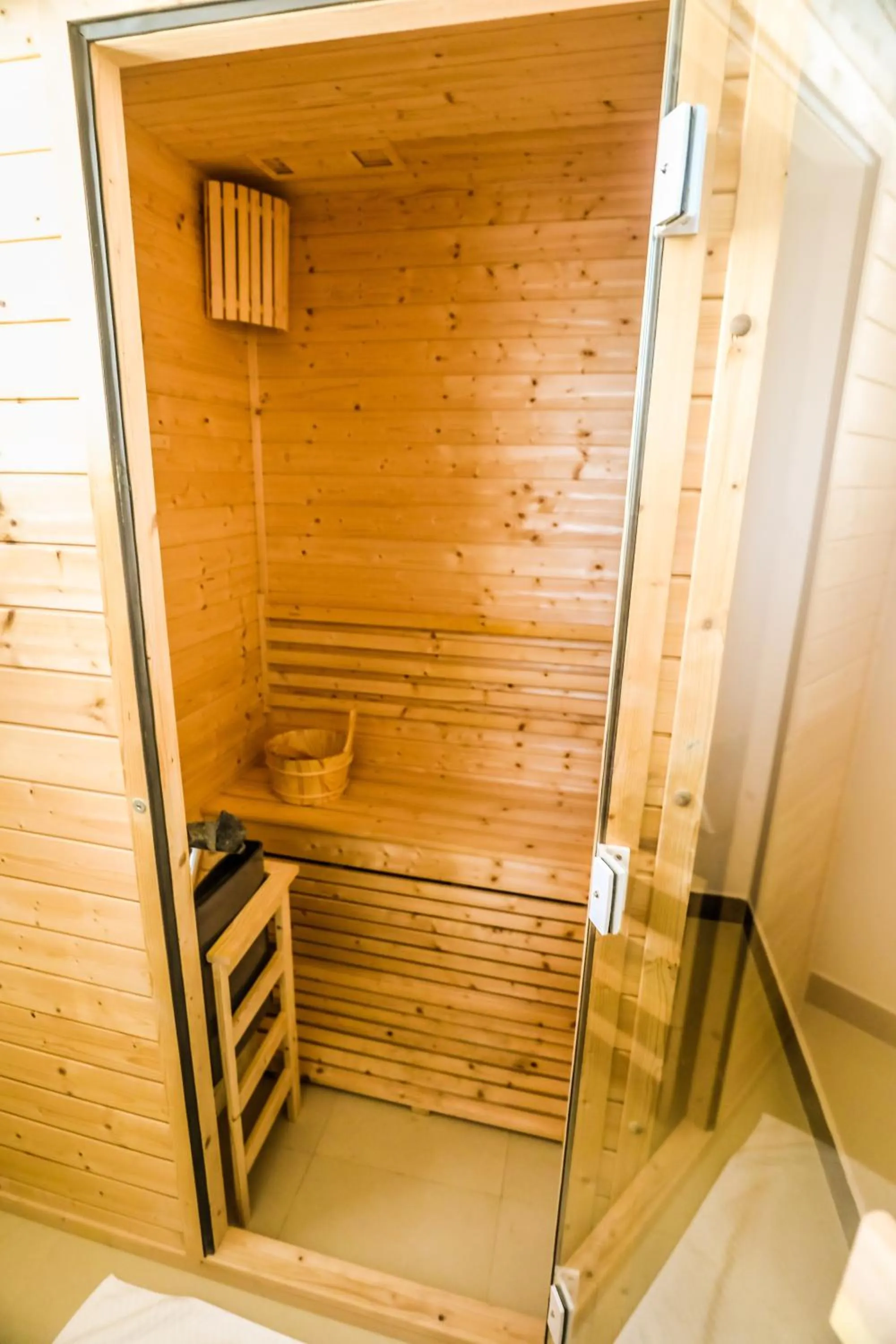 Sauna in Triton Beach Hotel & Spa