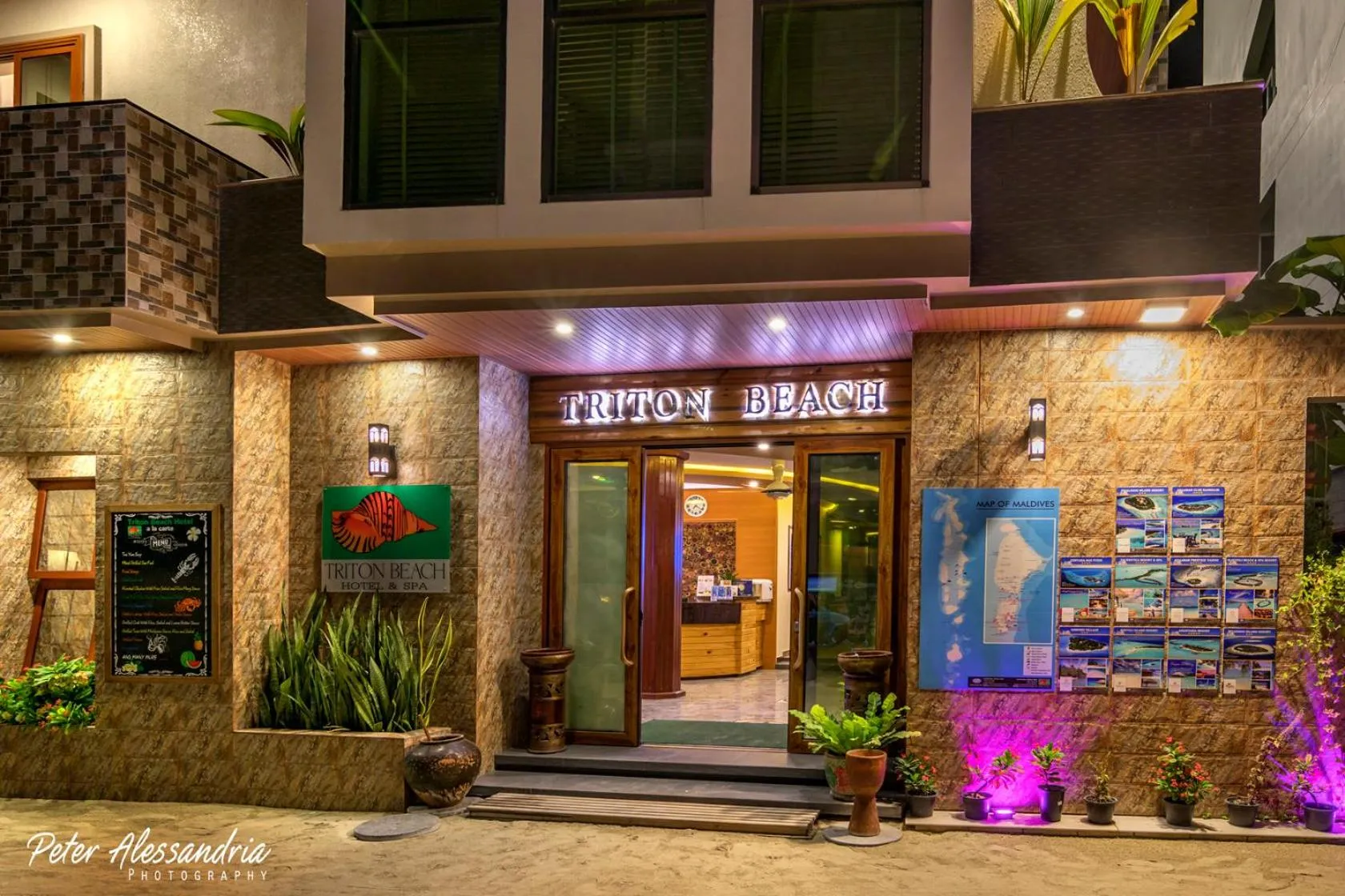 Facade/entrance in Triton Beach Hotel & Spa