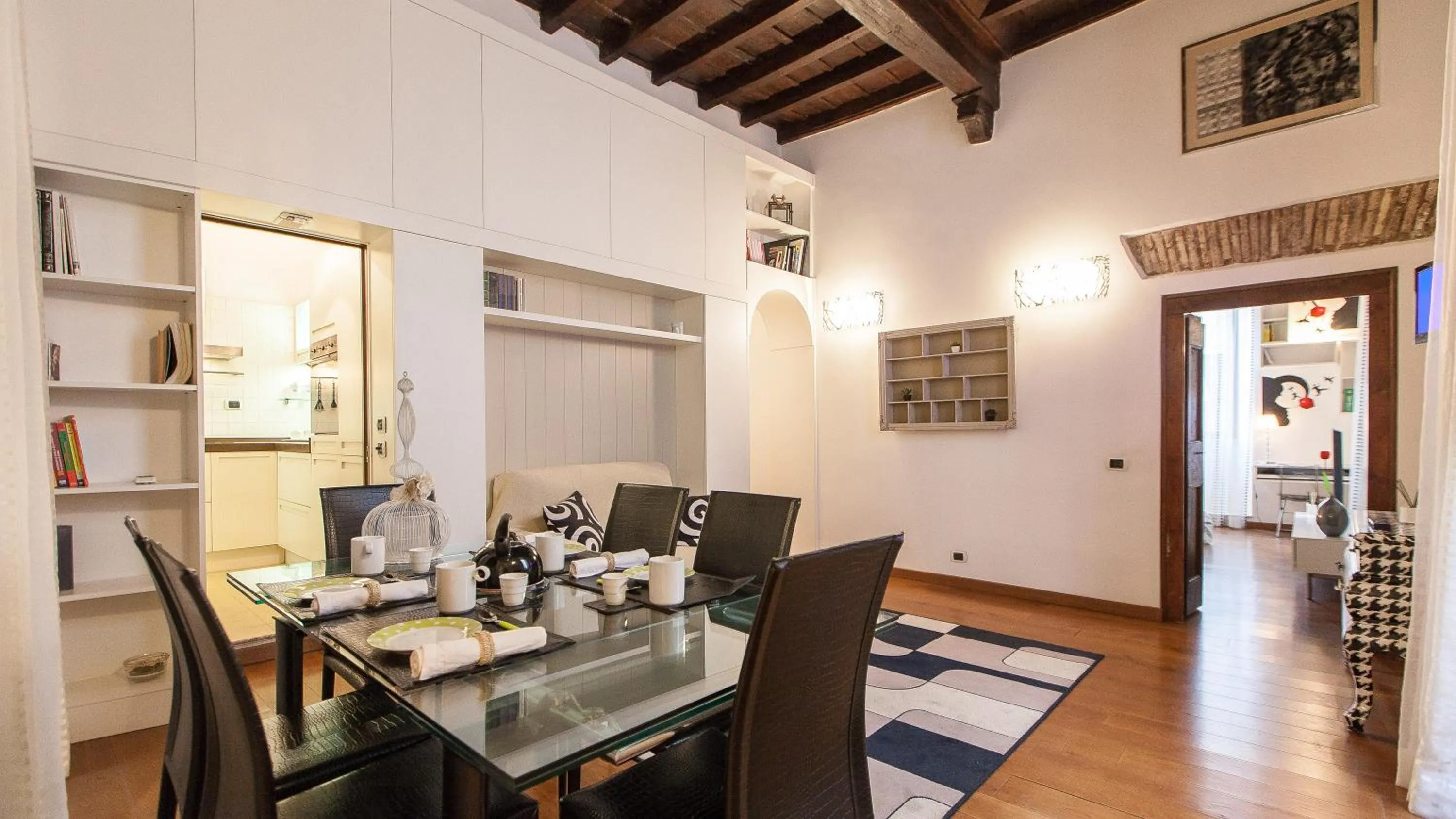 Living room in Rental in Rome Mial house
