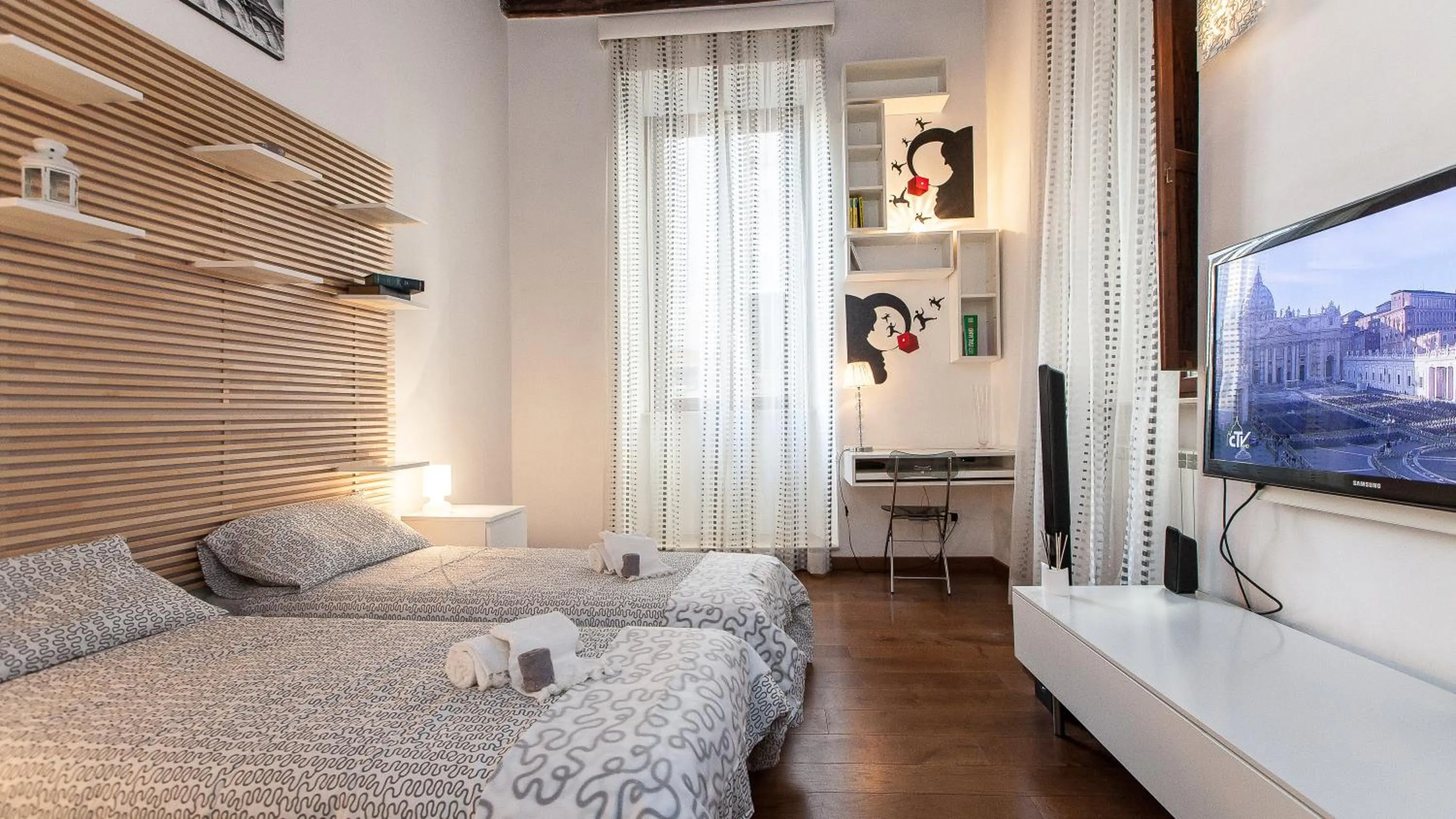 Bed in Rental in Rome Mial house