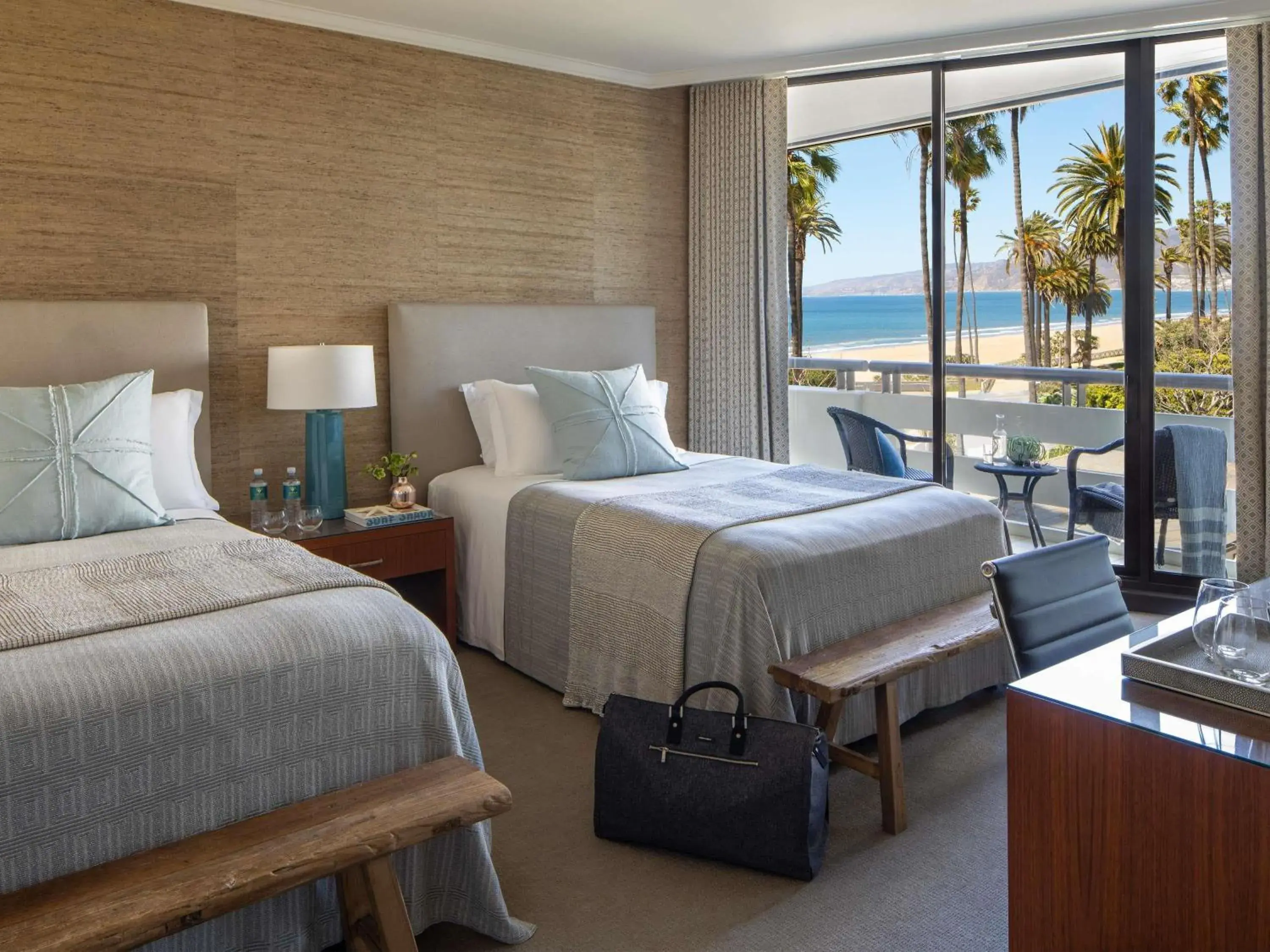 Deluxe Ocean View Room with Two Double Beds in Fairmont Miramar Hotel & Bungalows Deluxe Ocean View Room with Two Double Beds in Fairmont Miramar Hotel & Bungalows