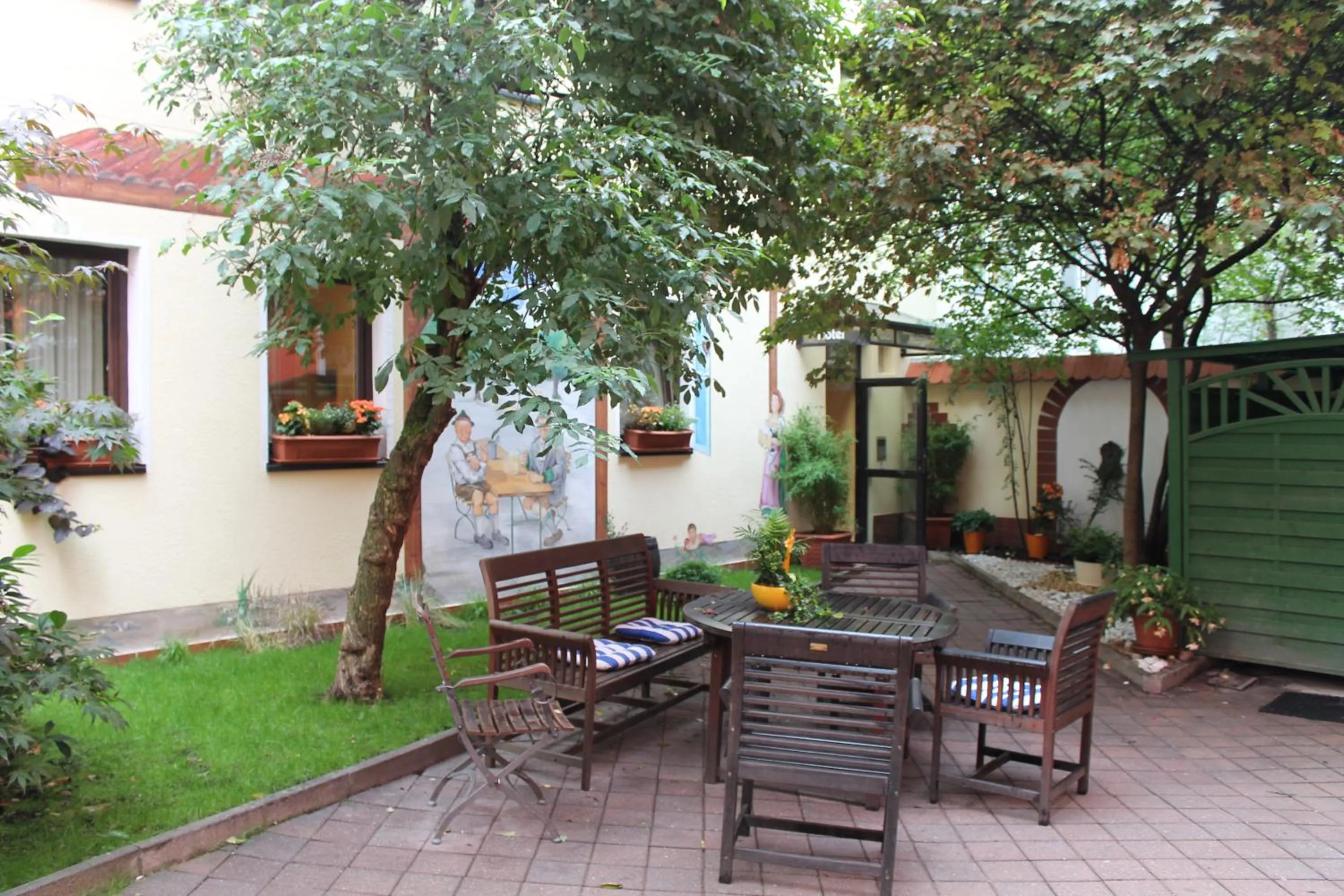 Garden in Hotel Pension Margit