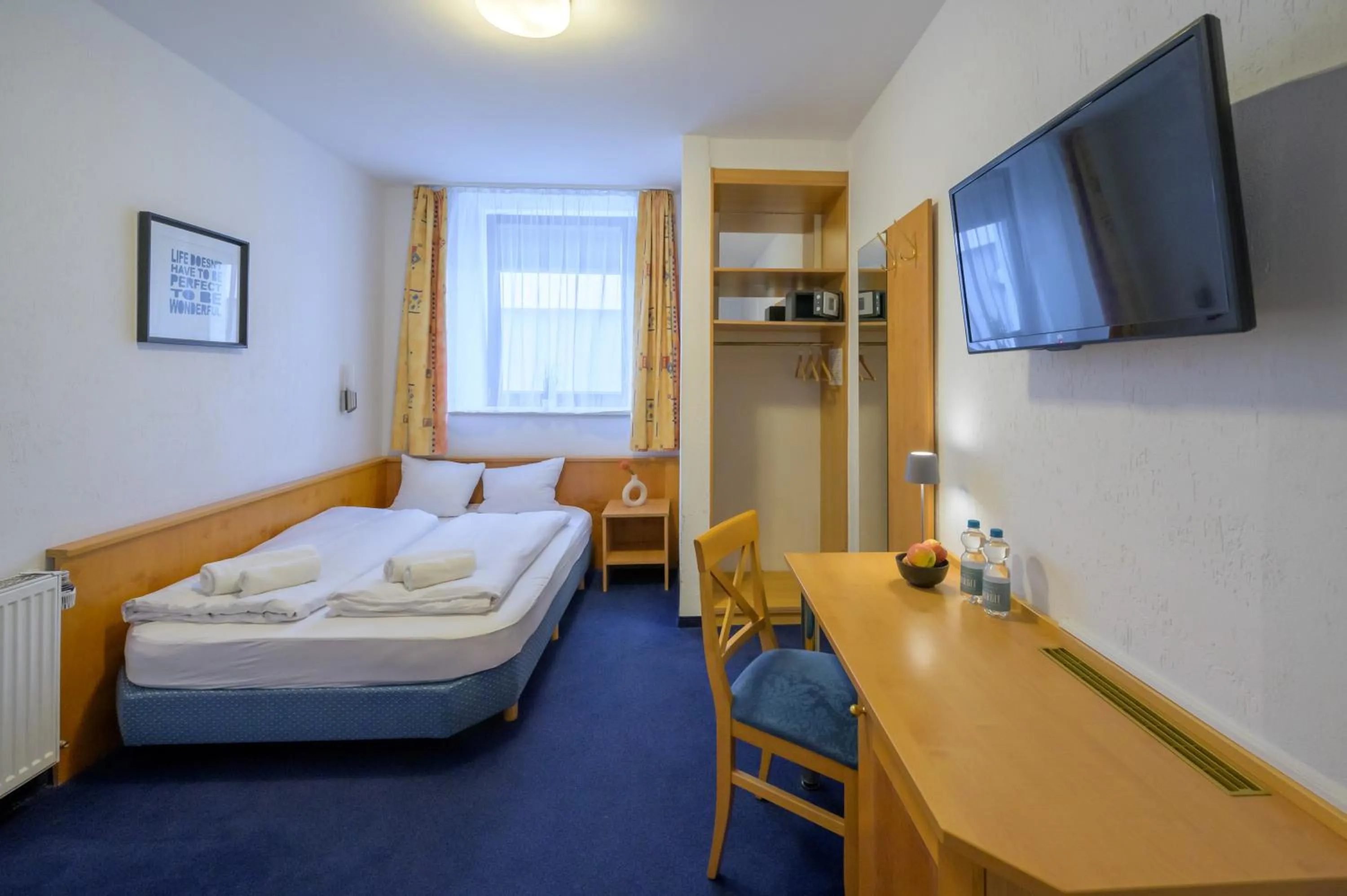 Bed in Hotel Pension Margit