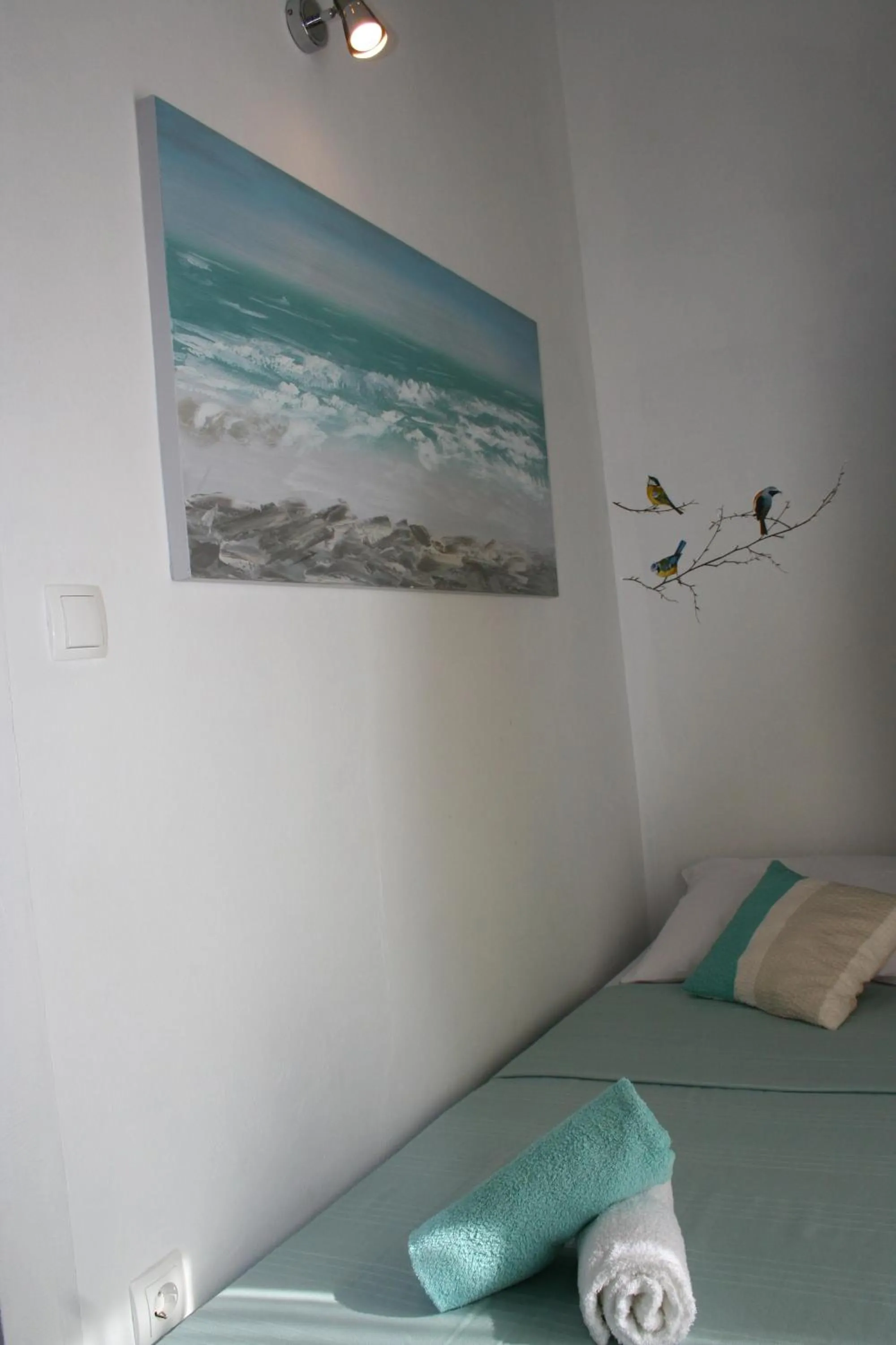 Bedroom, Bed in Luna Maris Apartments