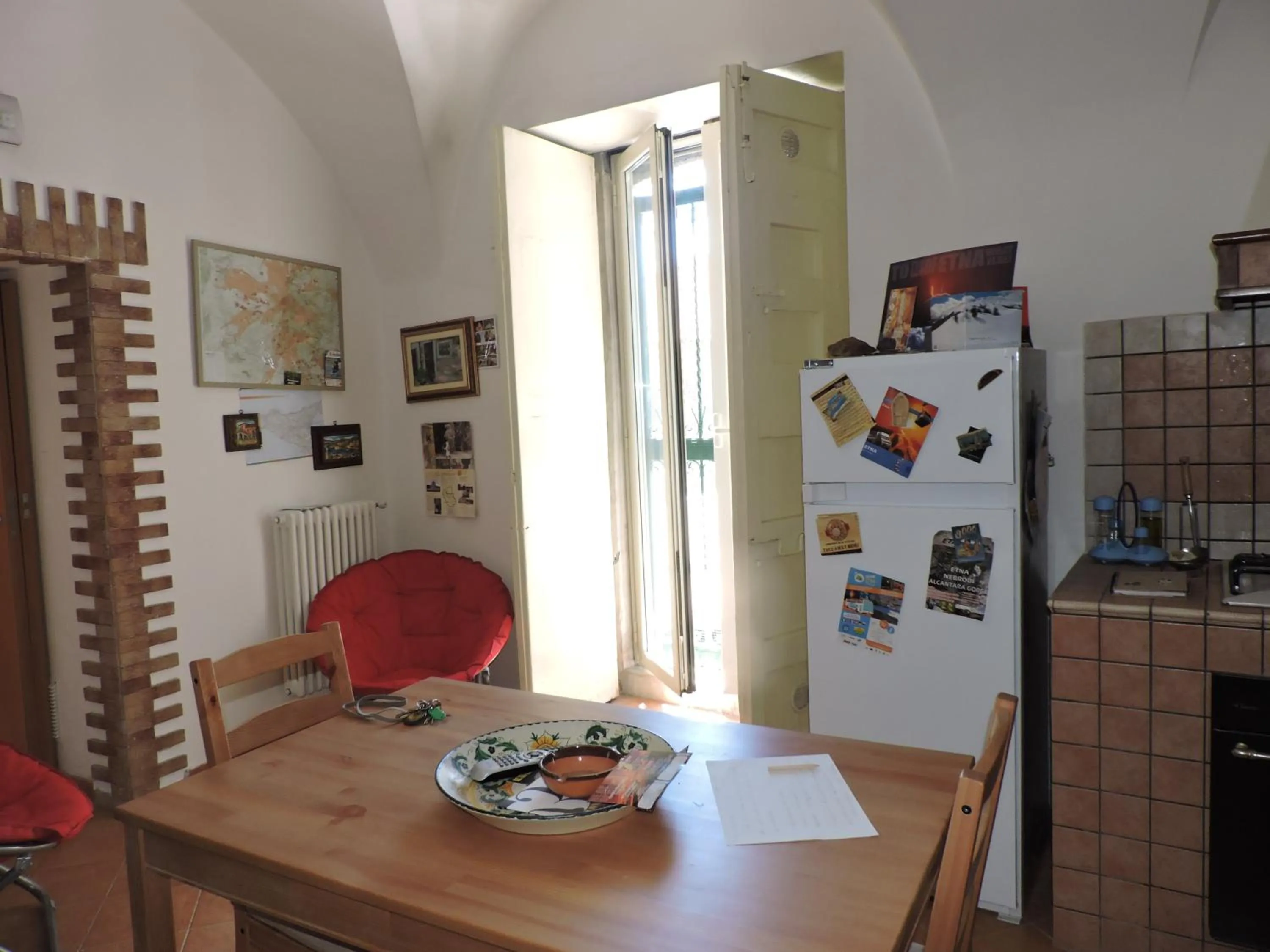 Dining area in Etna Hiking B&B