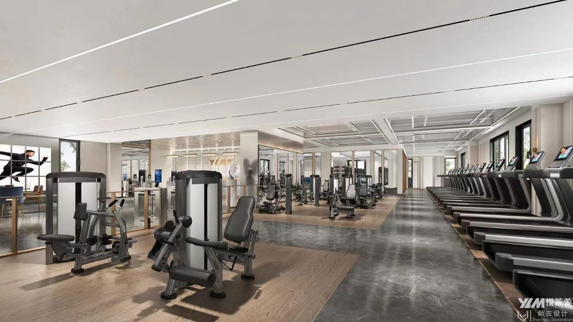 Fitness centre/facilities in Leeden Hotel Guangzhou