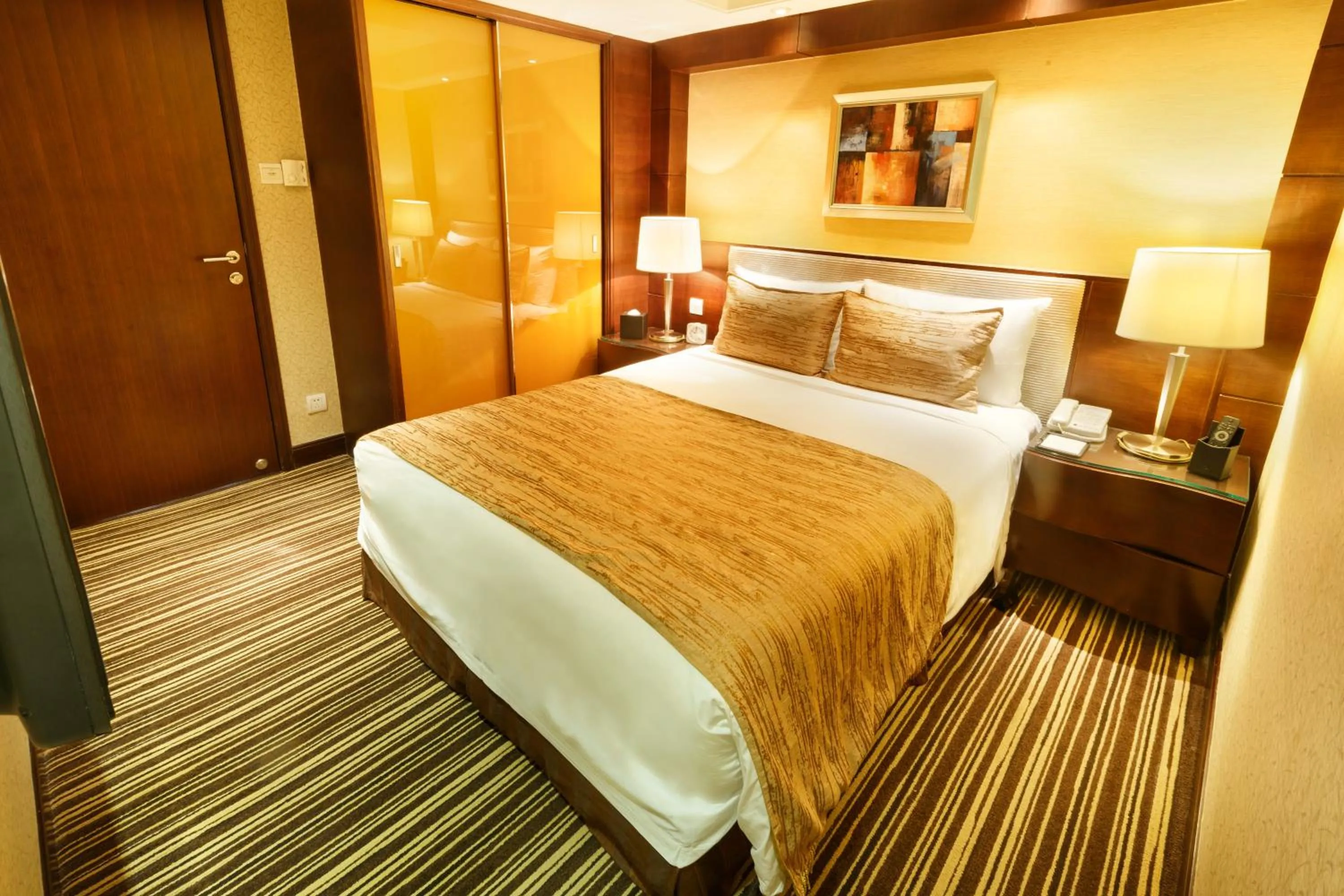 Bedroom, Bed in Leeden Hotel Guangzhou