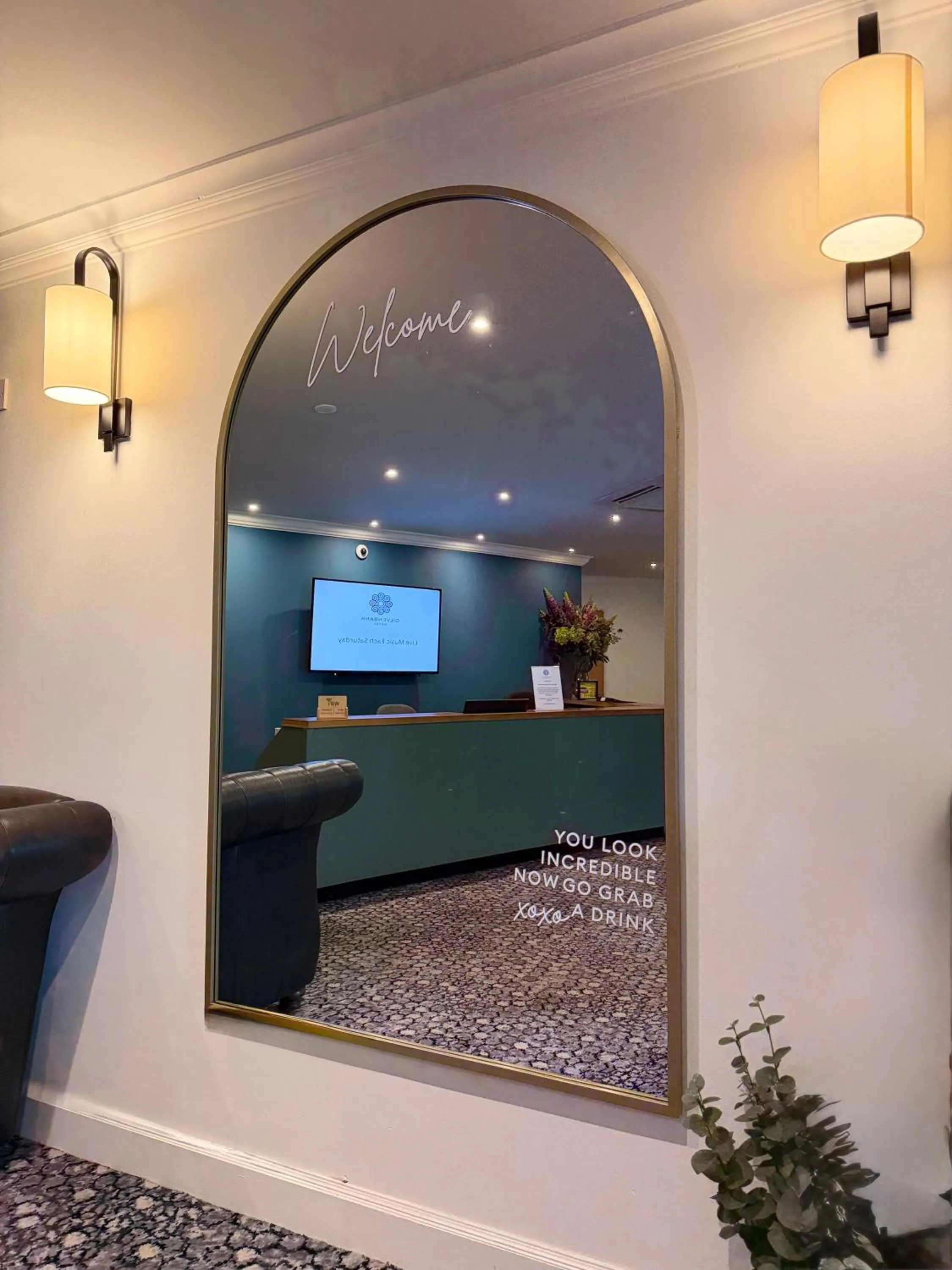 Lobby or reception in The Gilvenbank Hotel