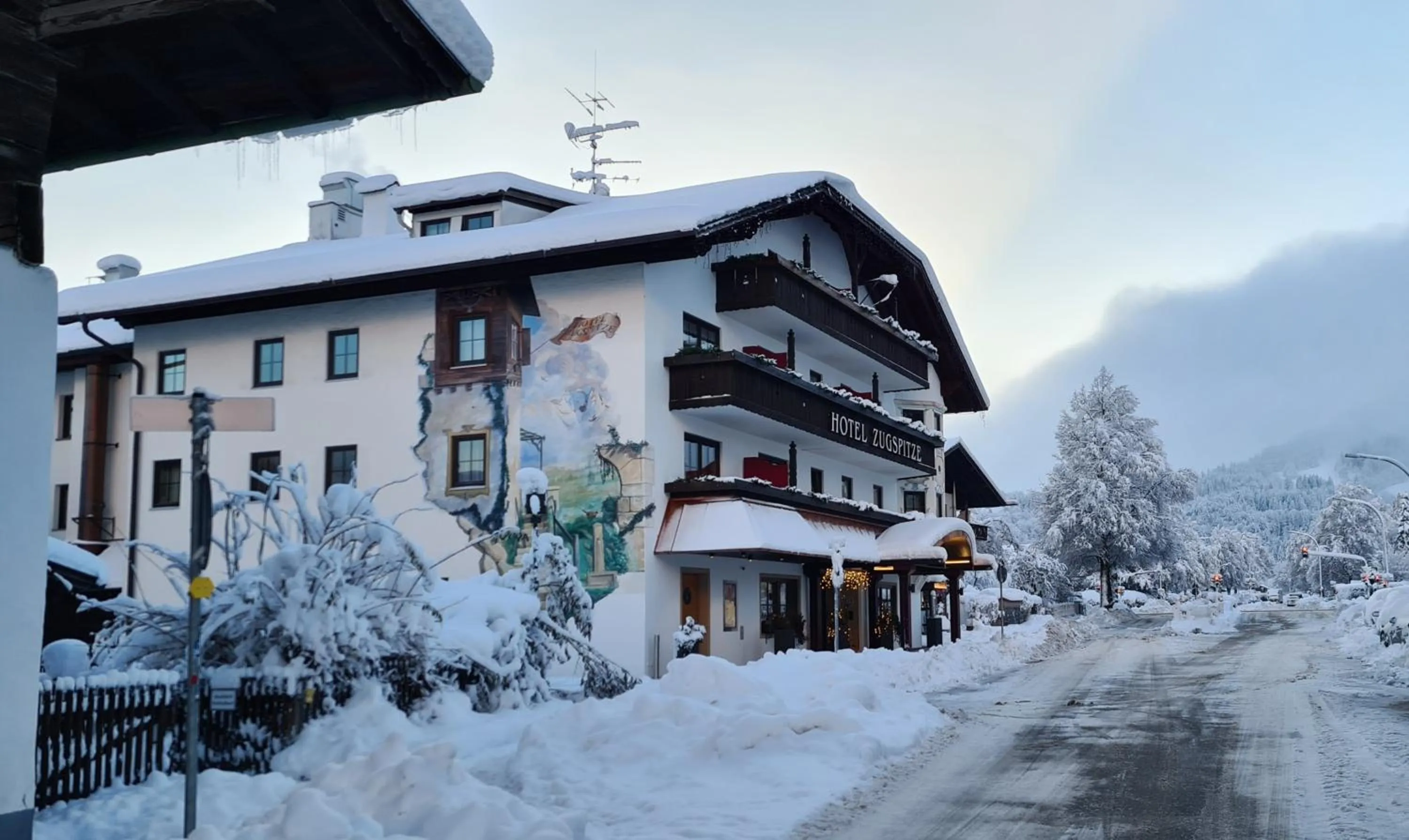Property building in Hotel Zugspitze