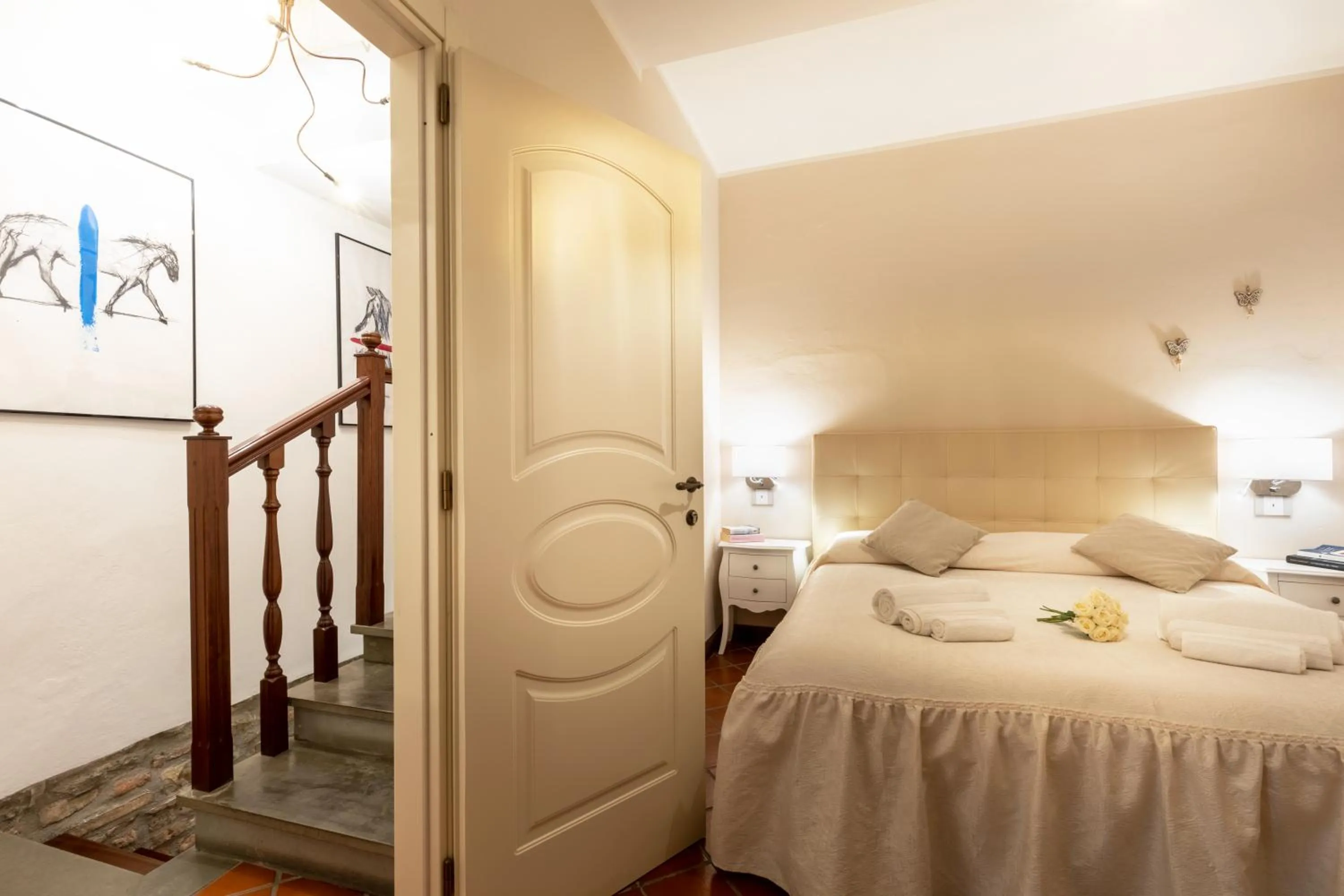 View (from property/room), Bed in Il Torrione